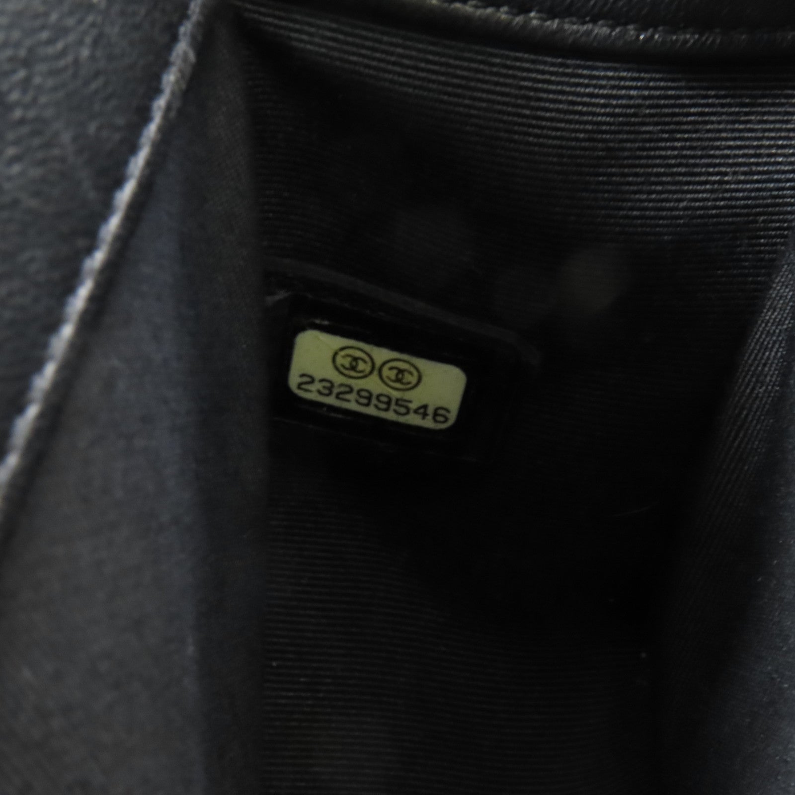 CHANEL 羊皮皮革Boy 20金扣鏈帶肩背袋