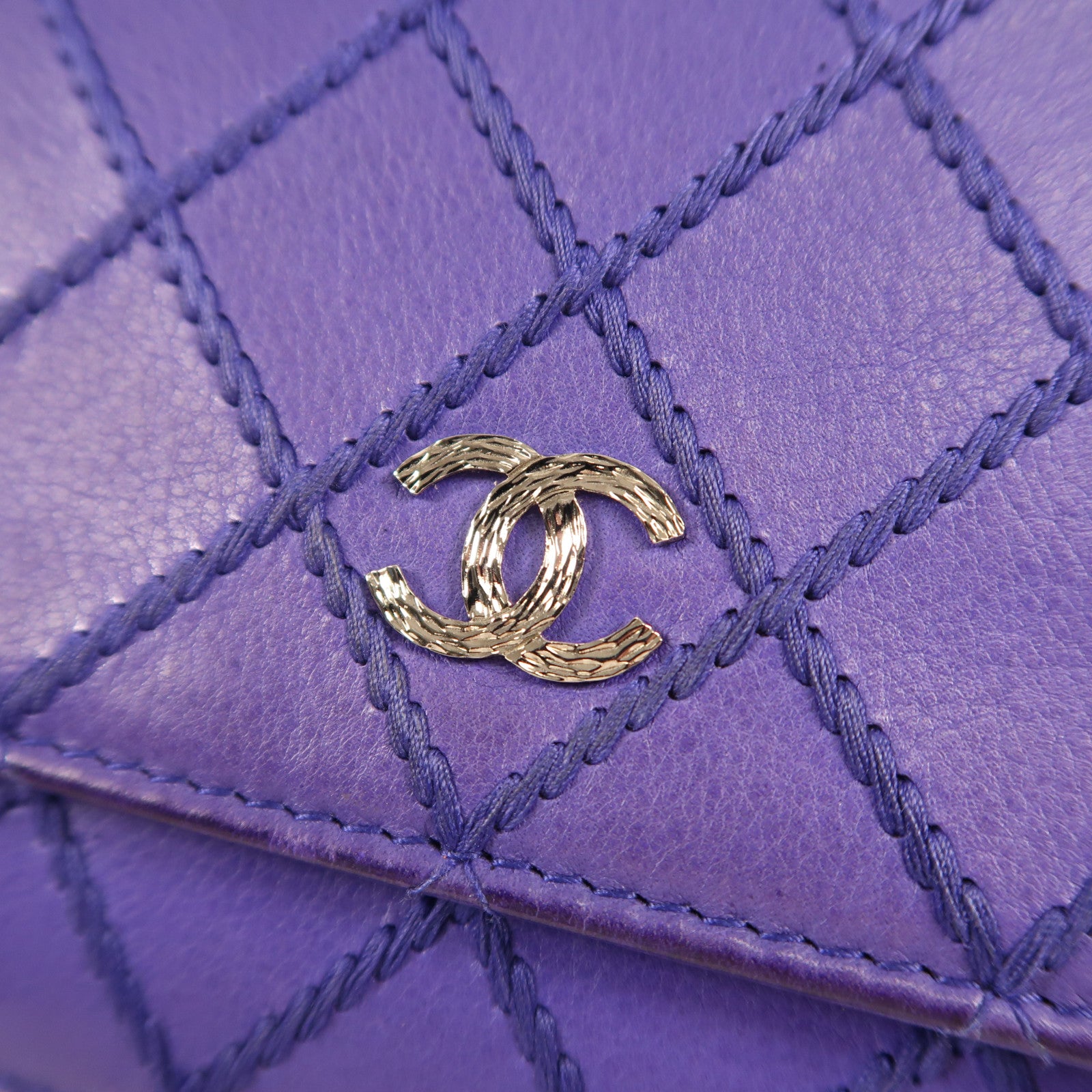 CHANEL 牛皮皮革Wallet On Chain鏈帶肩背袋