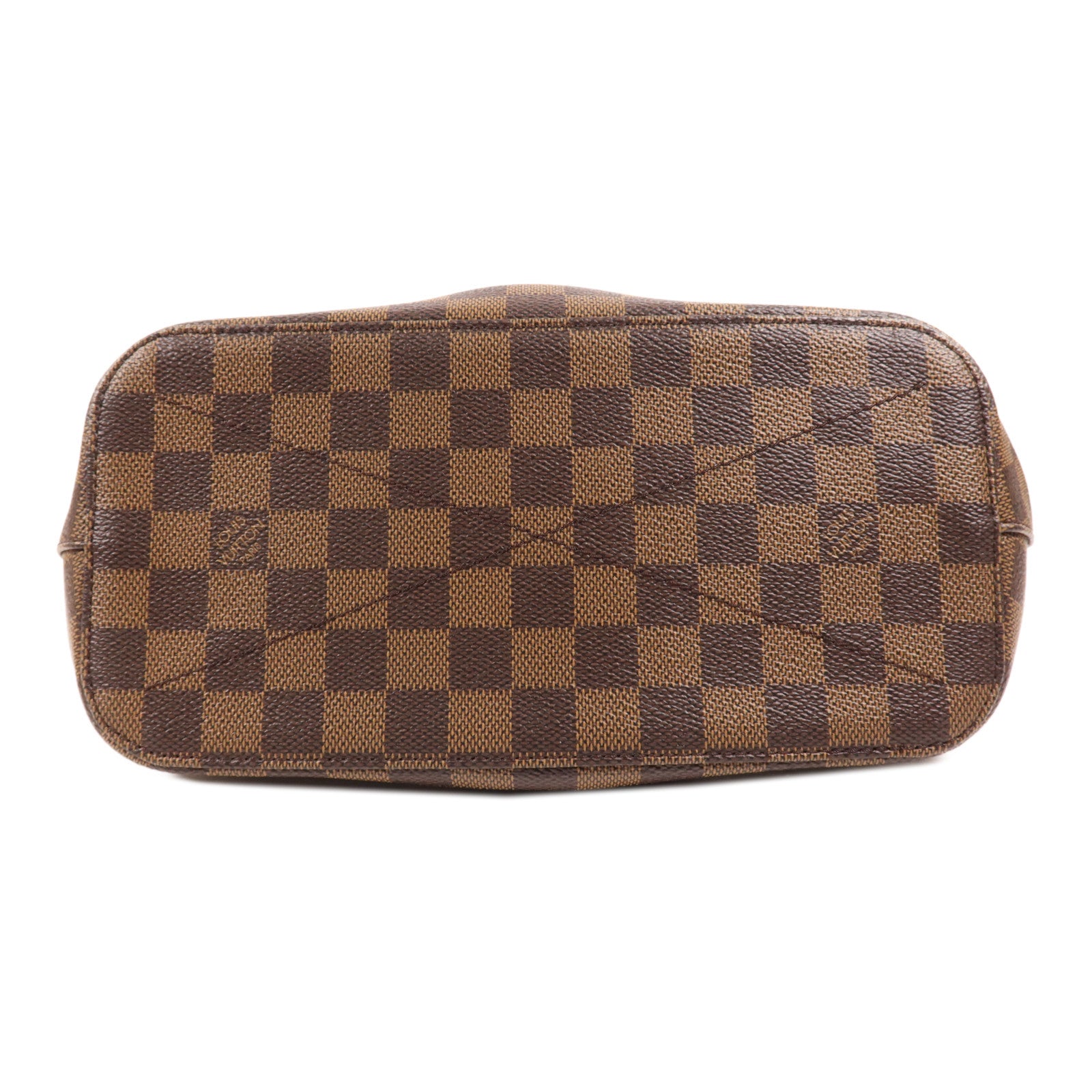 LOUIS VUITTON Damier Siena PM金扣手挽肩背兩用袋