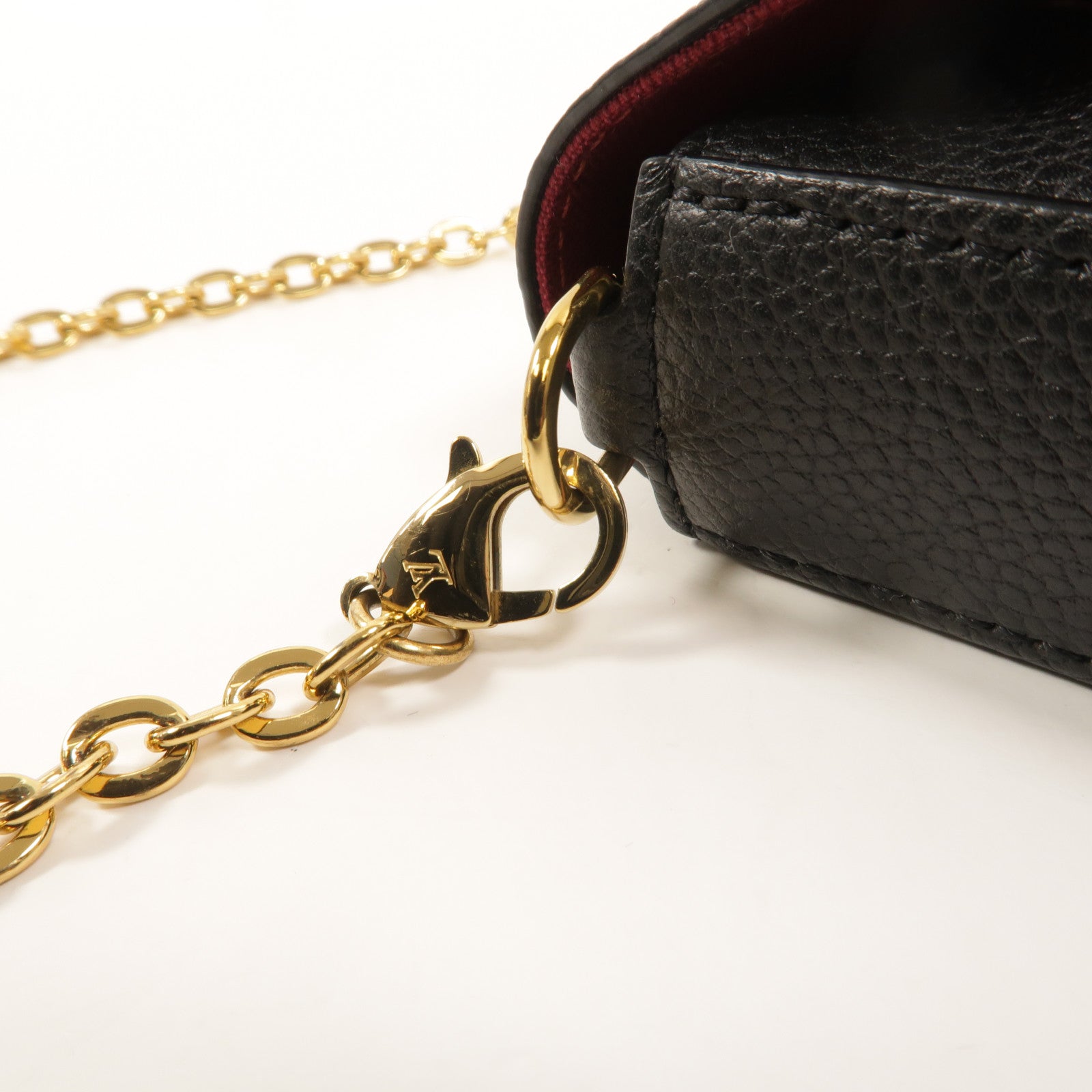 LOUIS VUITTON Monogram Empreinte Pochette Felicie鏈帶肩背袋
