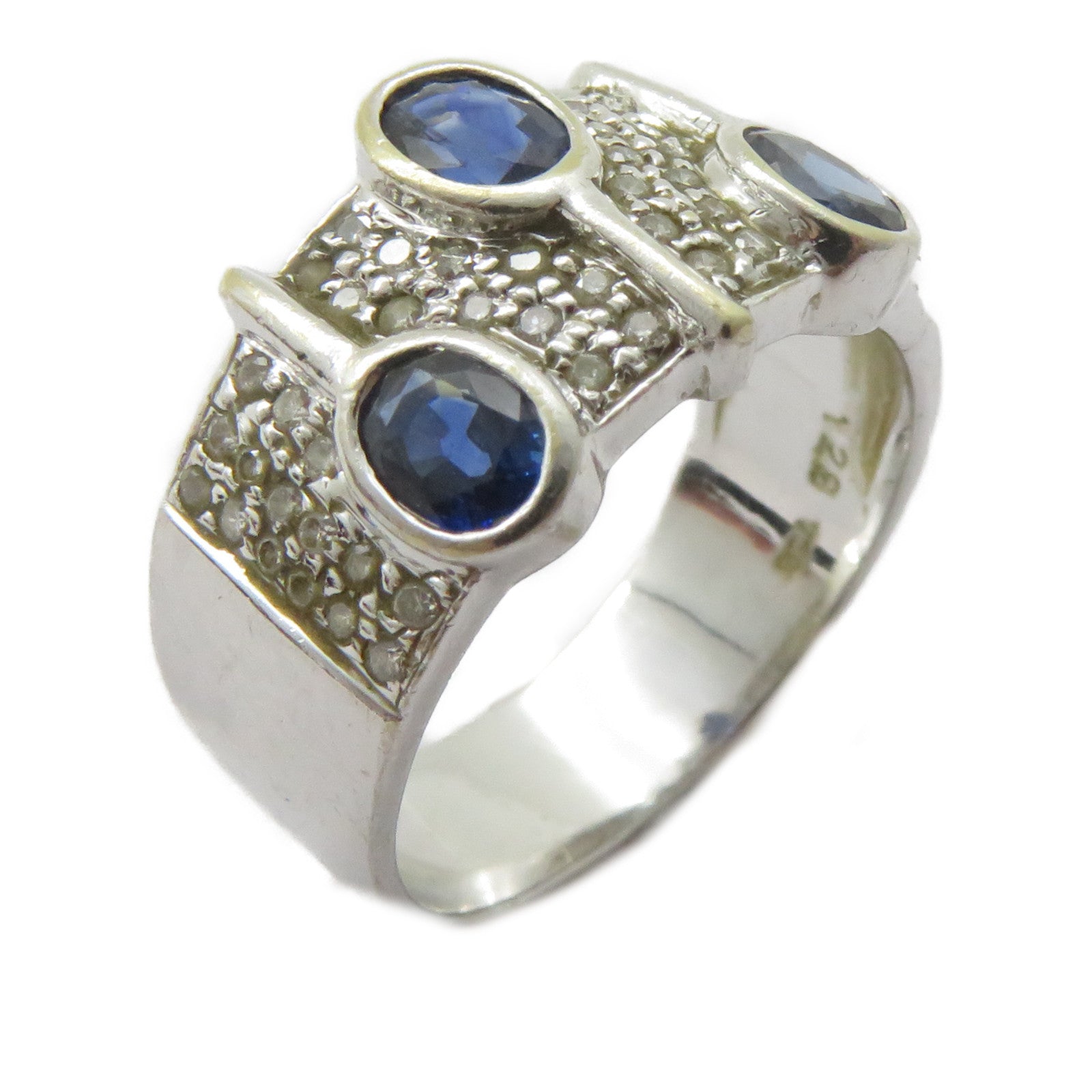 JEWELRY 【激減優惠】18K白金Diamond Ring鑽石戒指US#8
