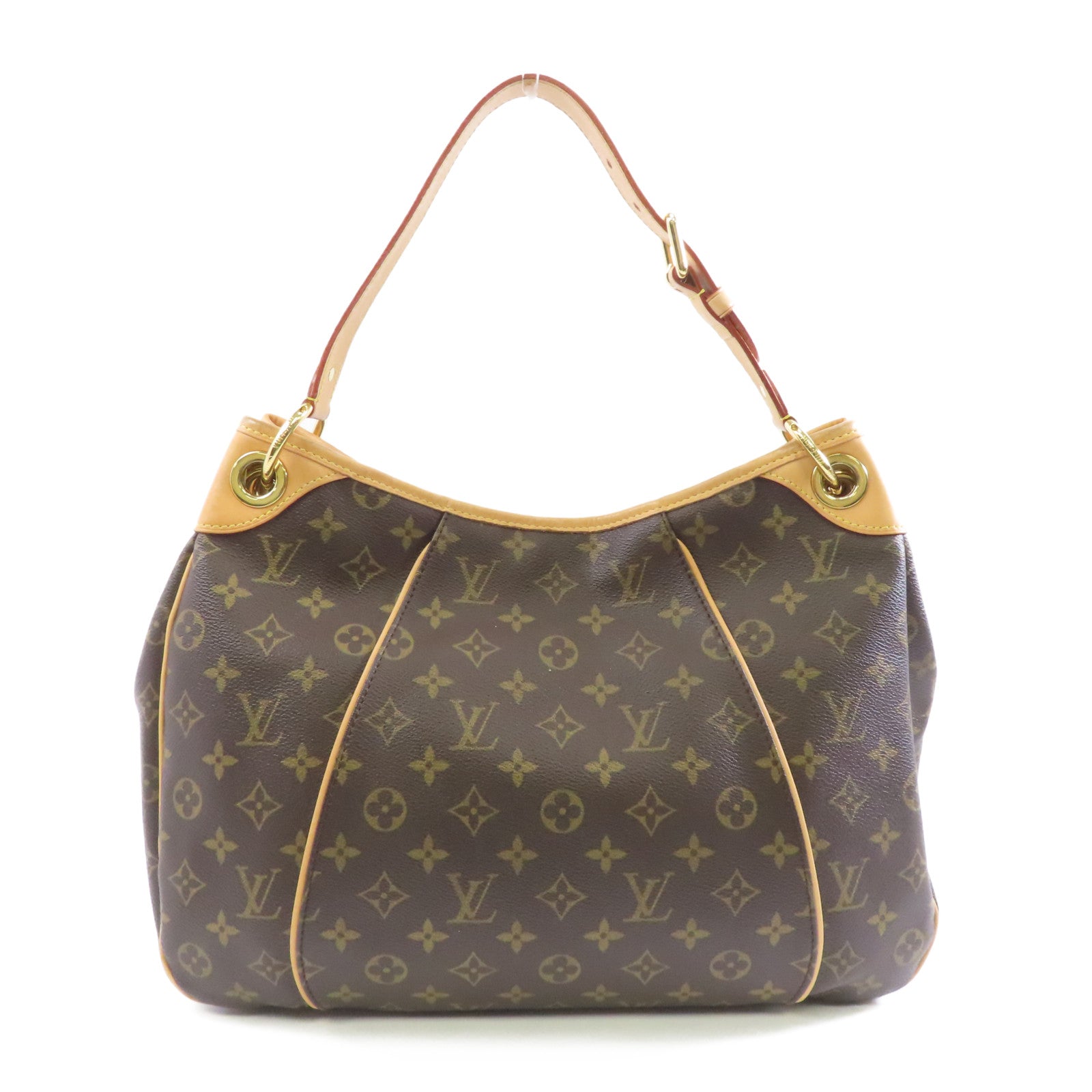 LOUIS VUITTON 【激減優惠】Monogram Galliera PM金扣肩背袋啡色
