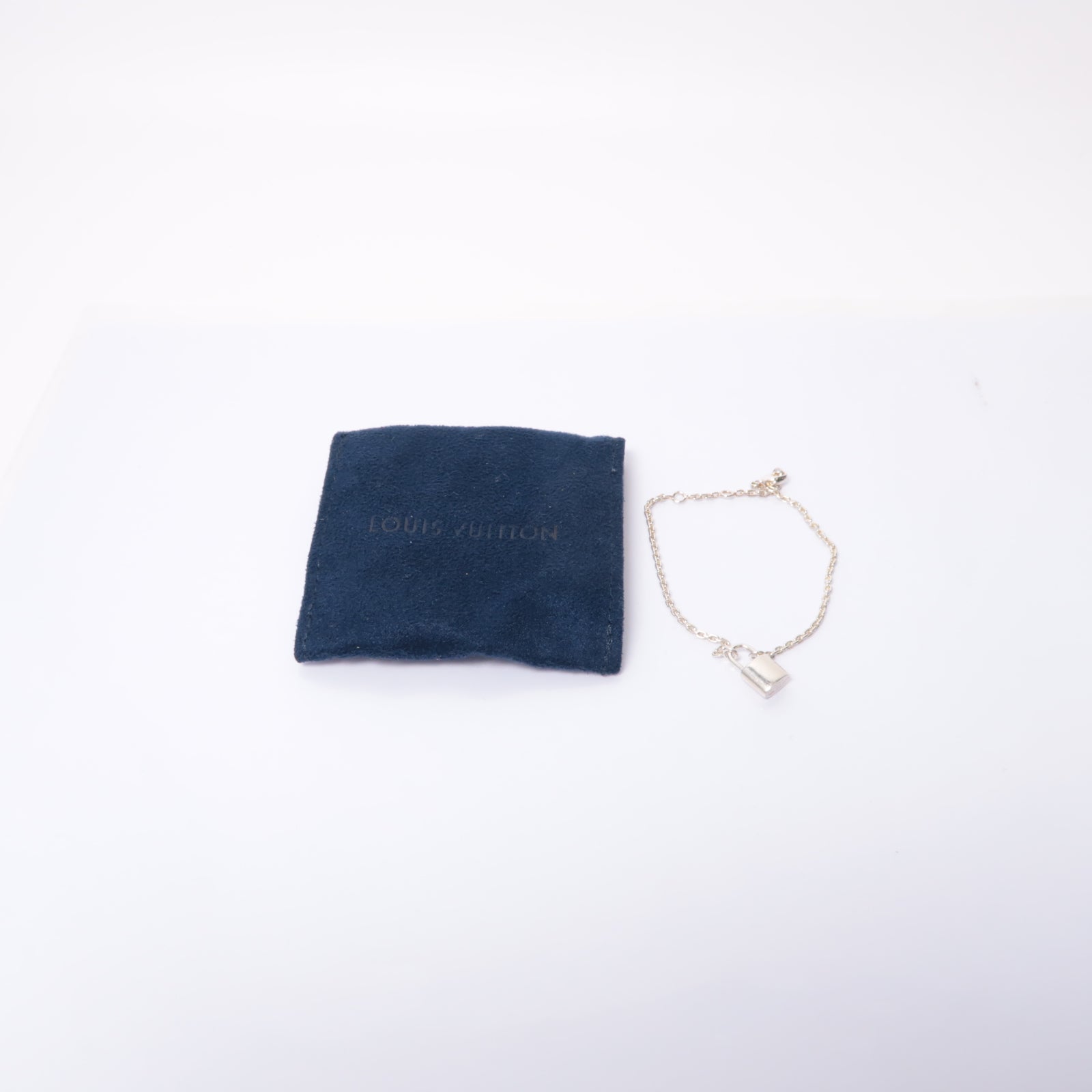 LOUIS VUITTON 【激減優惠】925純銀Silver Lockit Bracelet手鏈