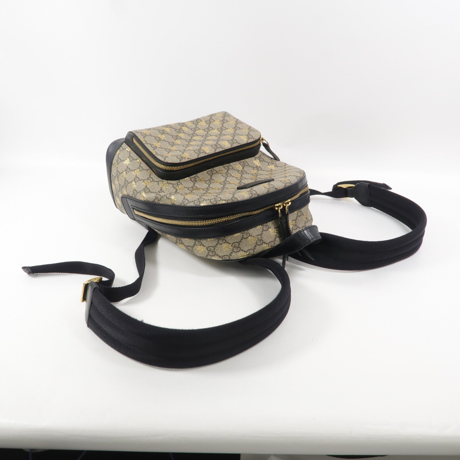 GUCCI 塗層帆布GG Supreme Backpack背包