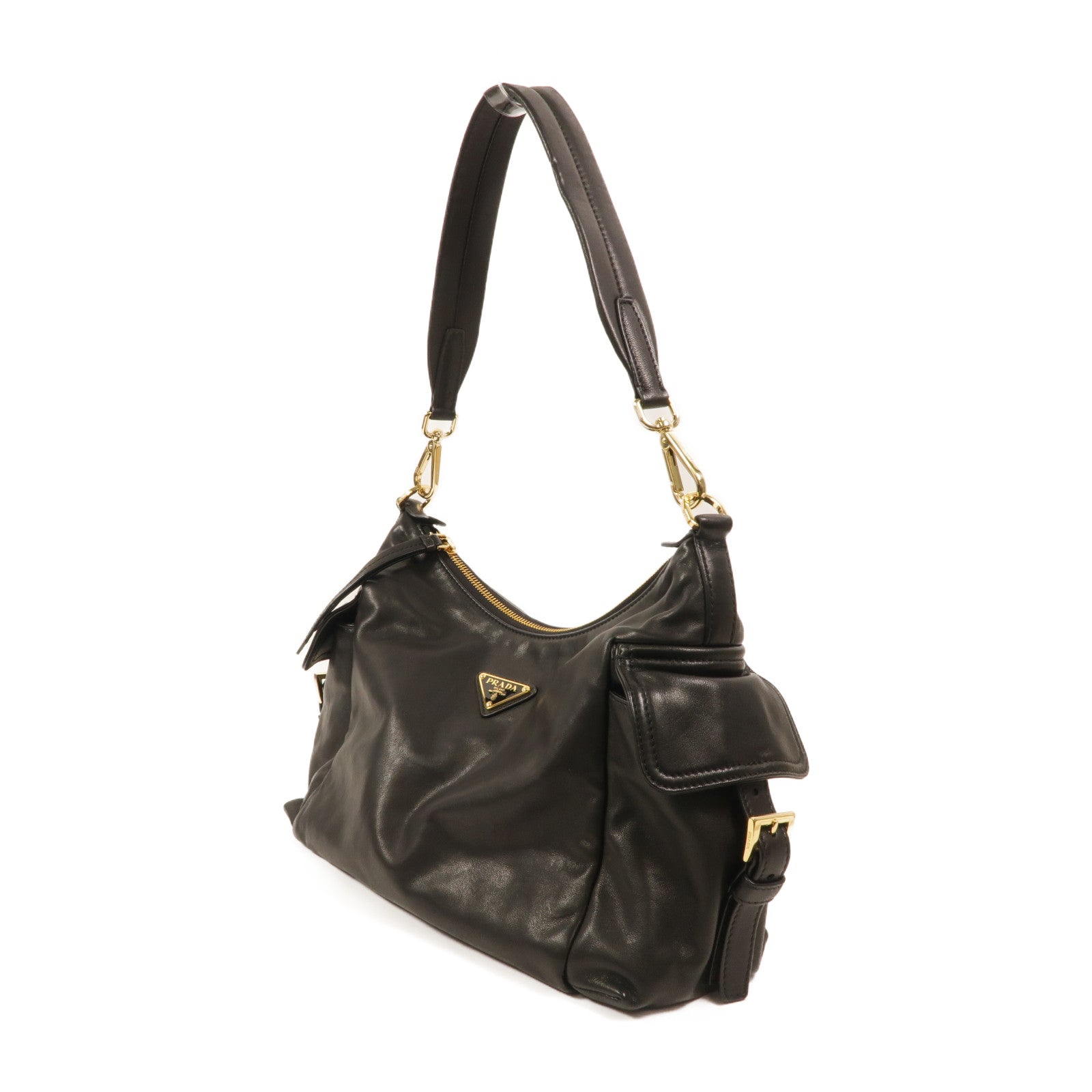 PRADA 牛皮皮革Explore Large手挽肩背兩用袋