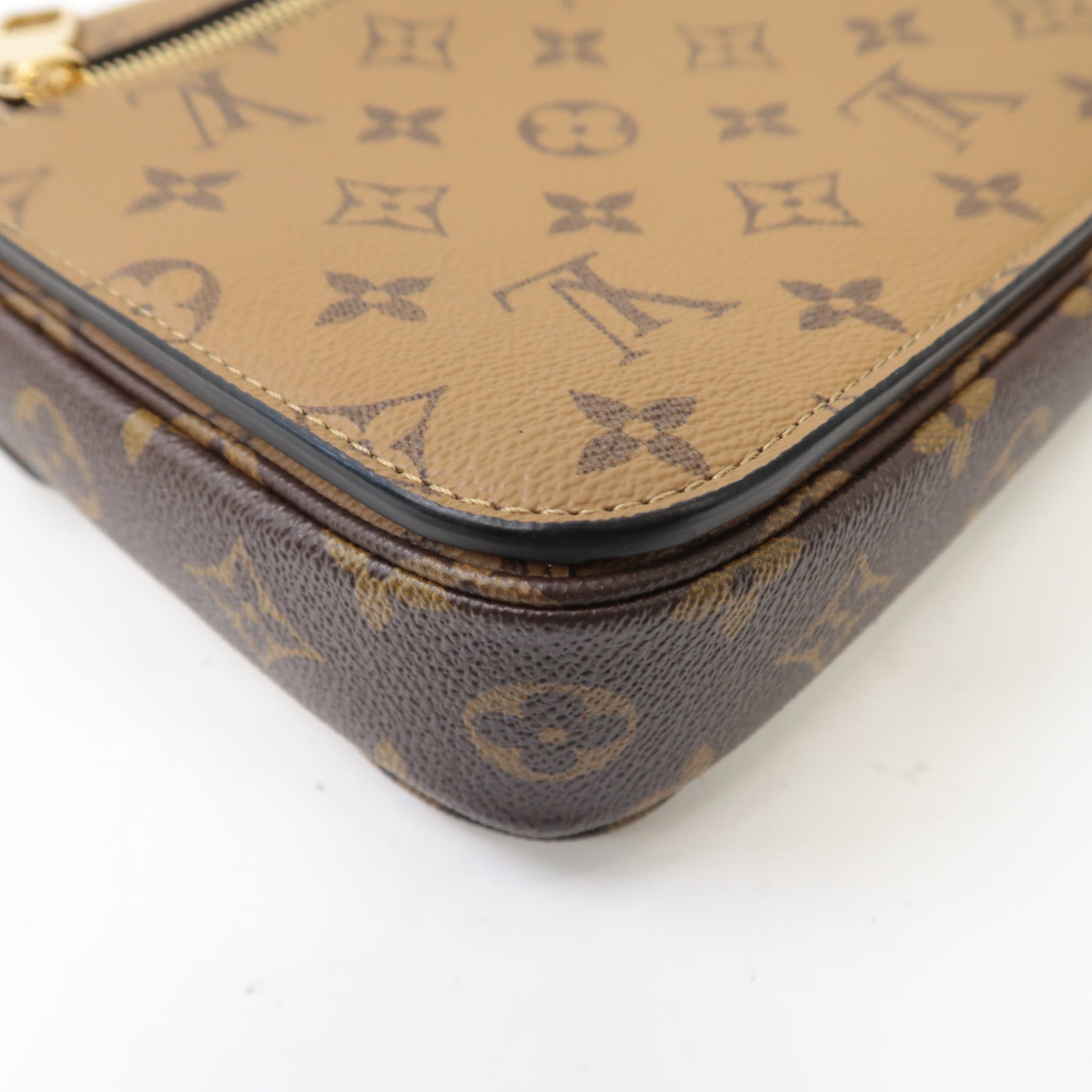 LOUIS VUITTON LV Pochette Metis 2 Way Shoulder Bag M44876 Monogram Reverse Brown