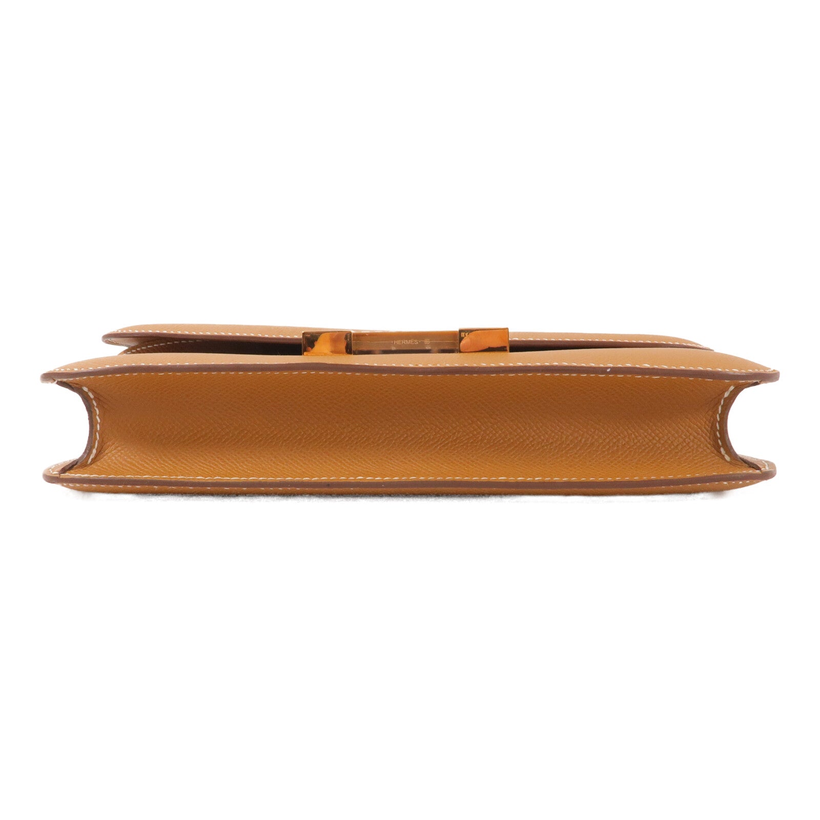 HERMES Epsom皮革Constance Elan肩背袋Gold