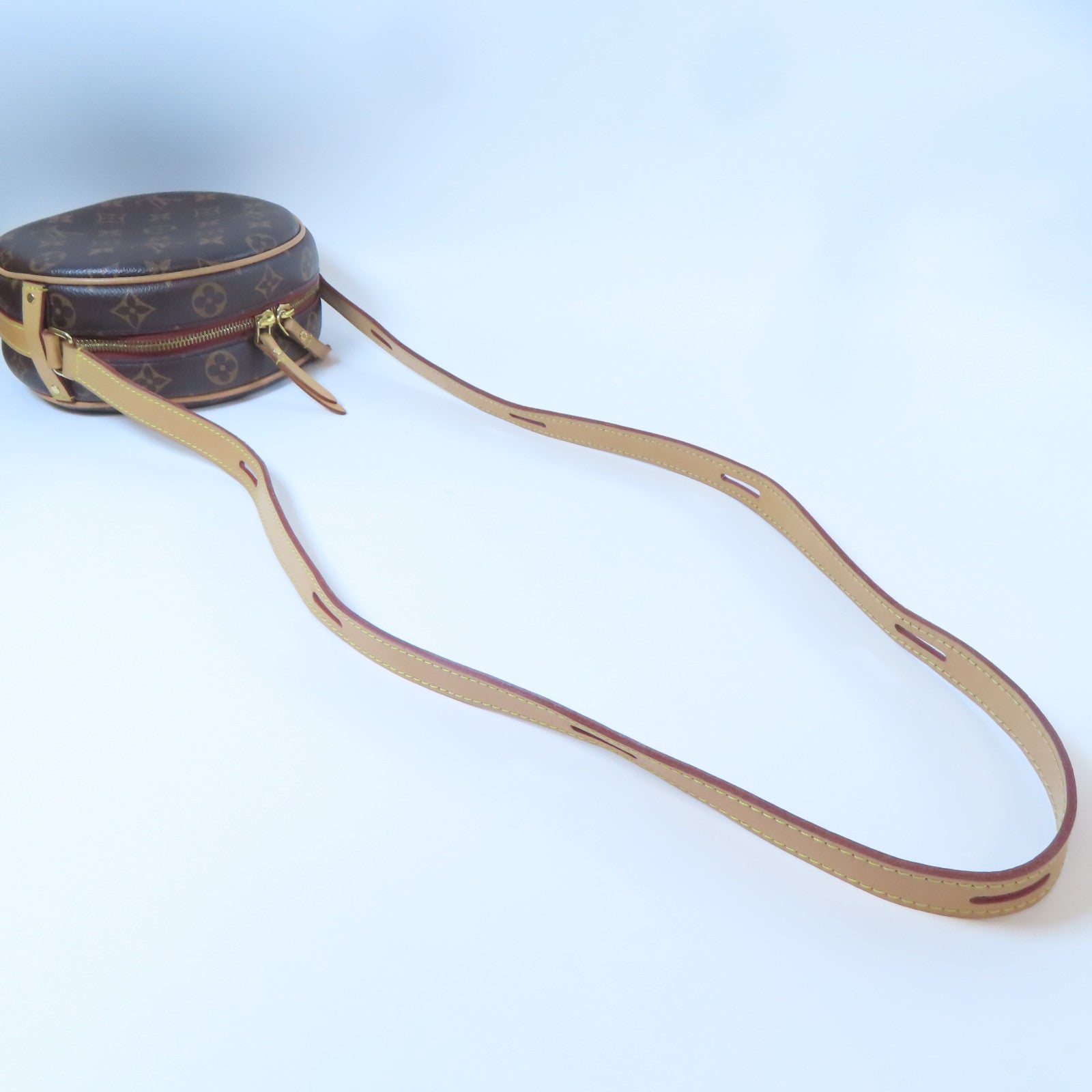 LOUIS VUITTON 【激減優惠】Monogram Botie Chapean Soulpe PM金扣肩背袋啡色