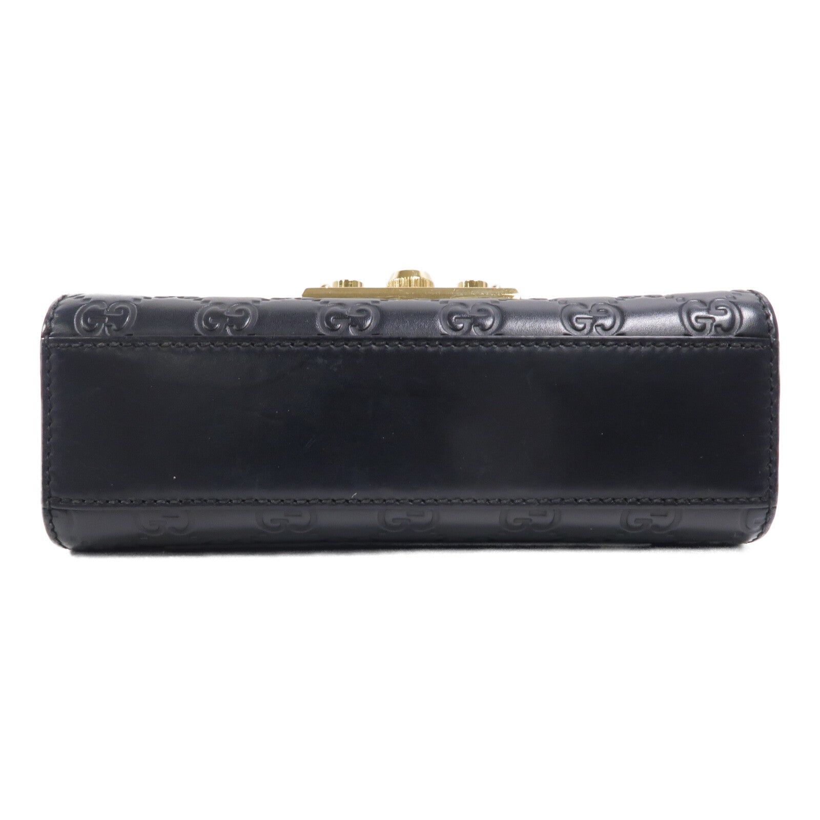 GUCCI 牛皮皮革Padlock金扣鏈帶肩背袋
