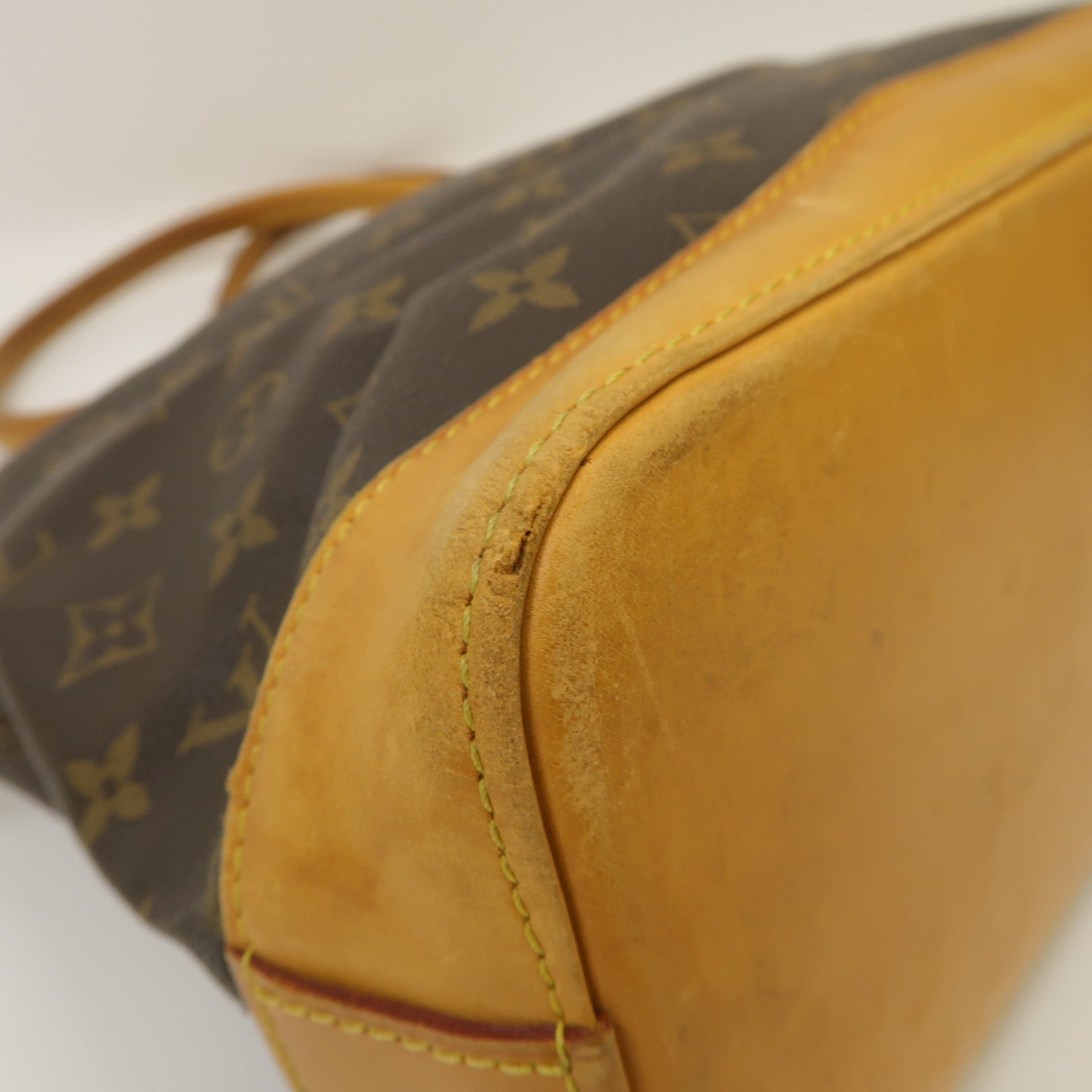 LOUIS VUITTON 【激減優惠】Monogram Lockit Horizontal金扣手挽袋啡色