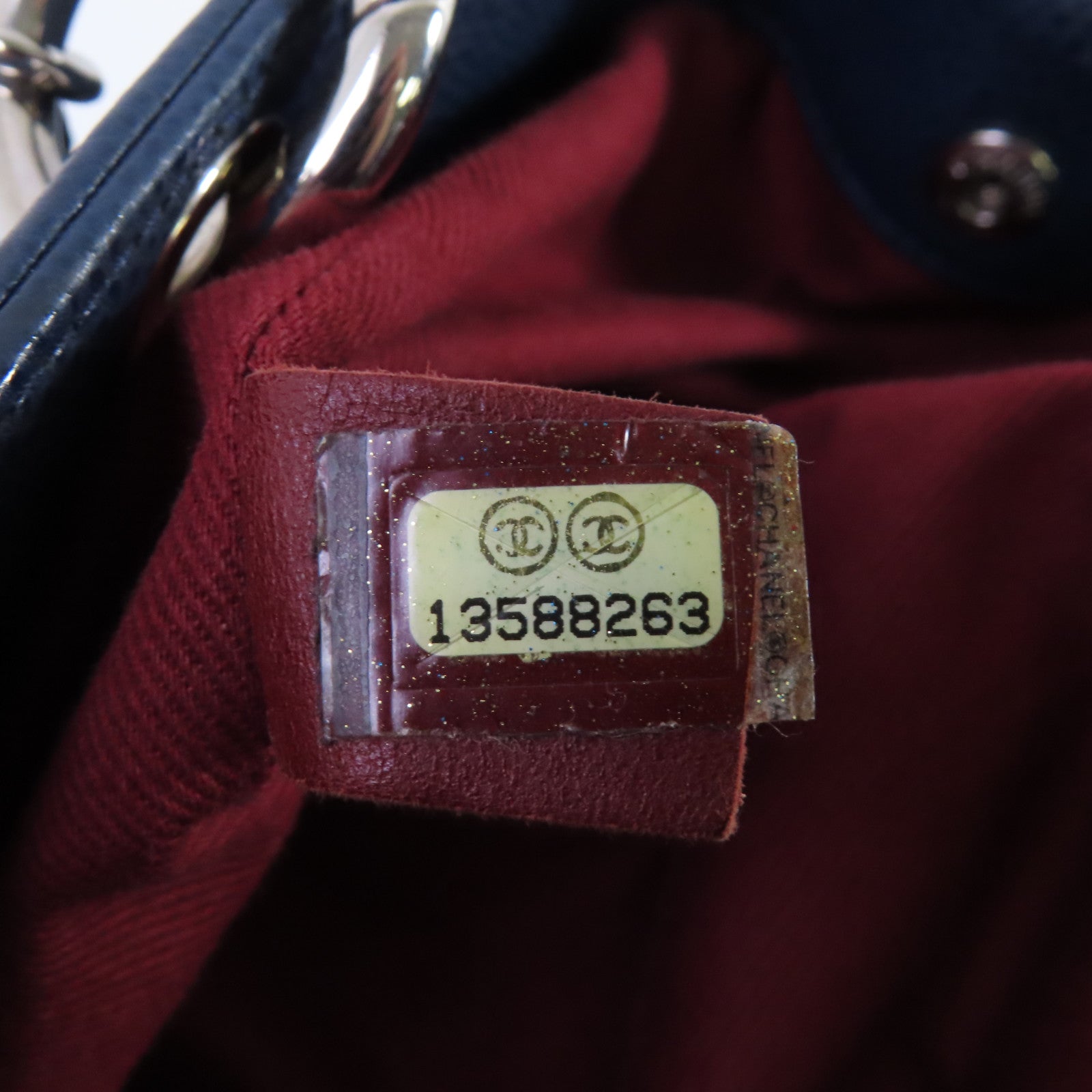 CHANEL 【激減優惠】菱格牛皮皮革Chain Shoulder Bag銀扣鏈帶肩背袋寶藍色