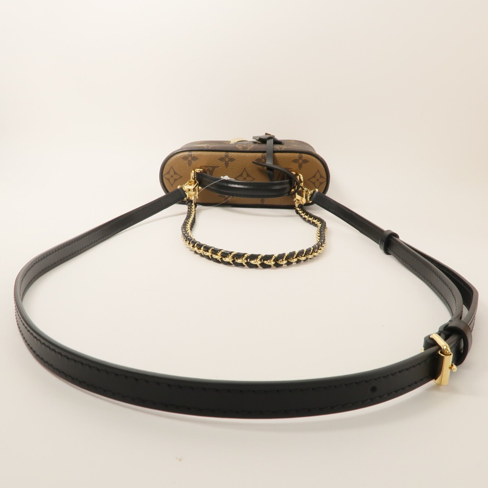 LOUIS VUITTON Monogram Reverse Vanity Chain Pouch手挽肩背兩用袋