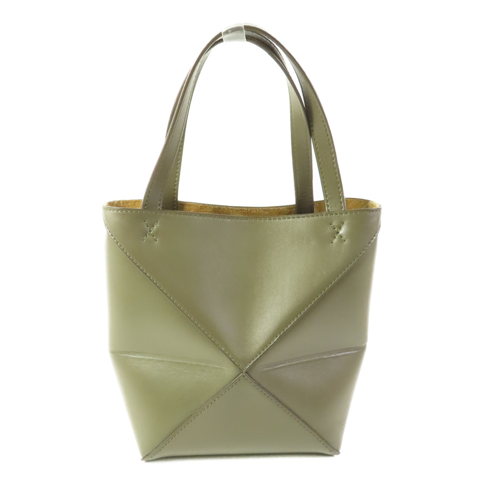 LOEWE 牛皮皮革MiniPuzzle Fold手挽肩背兩用袋