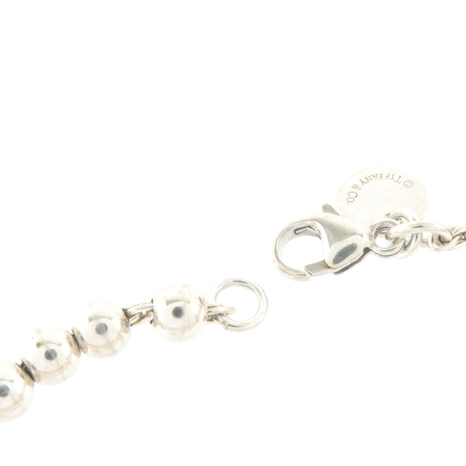TIFFANY＆CO 925純銀/琺瑯Return To Tiffiany Heart Bracelet手鏈