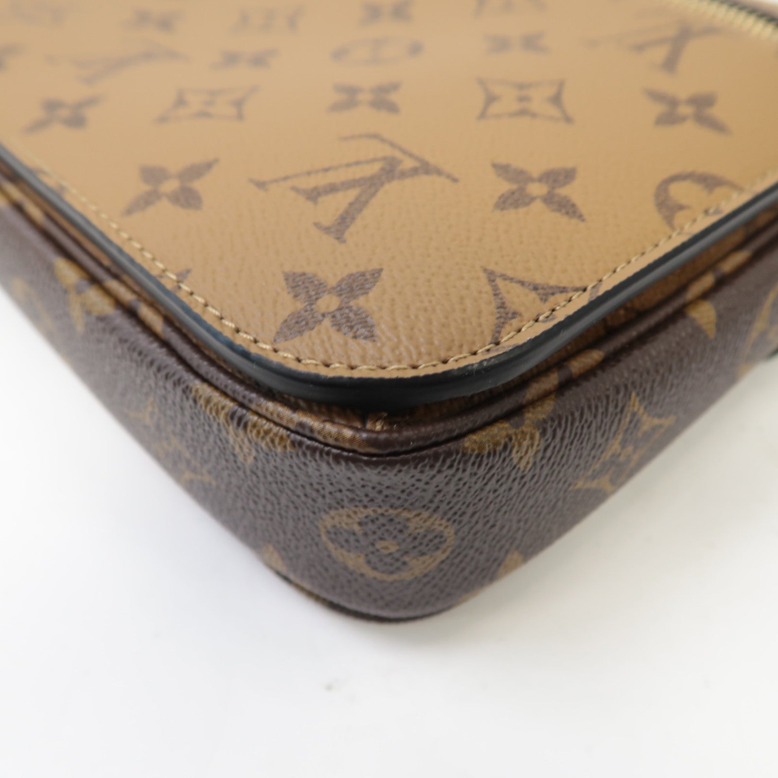 LOUIS VUITTON LV Pochette Metis 2 Way Shoulder Bag M44876 Monogram Reverse Brown