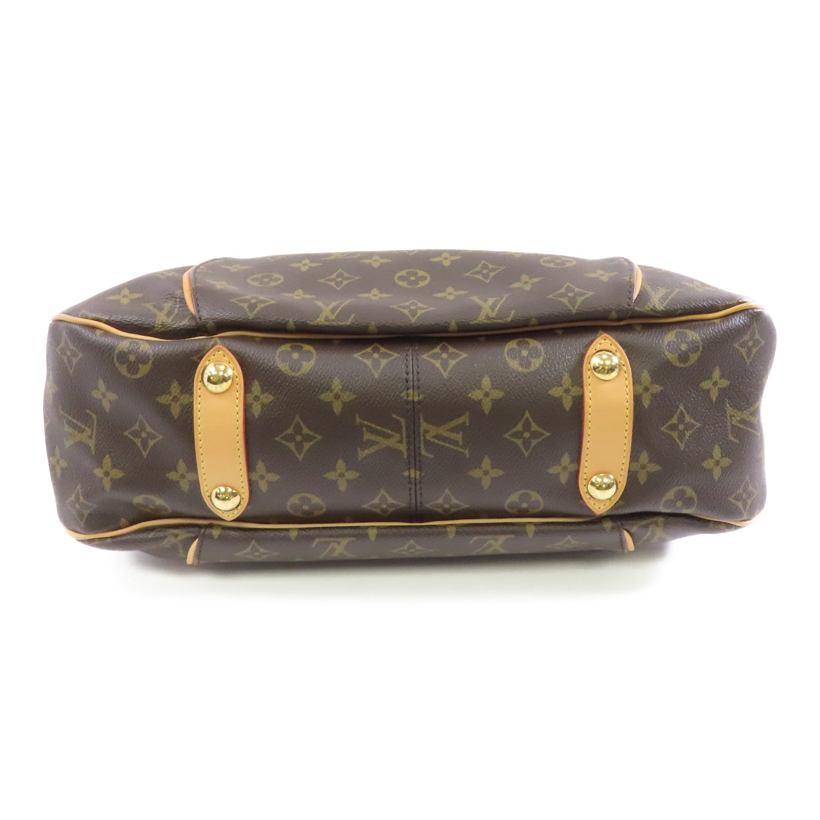 LOUIS VUITTON 【激減優惠】Monogram Galliera PM金扣肩背袋啡色
