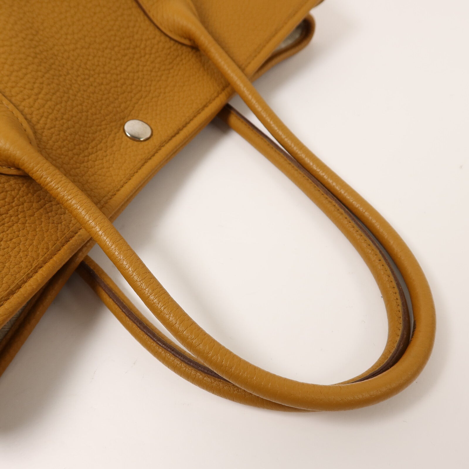 HERMES Negonda皮革Garden Party PM手挽袋Sesame