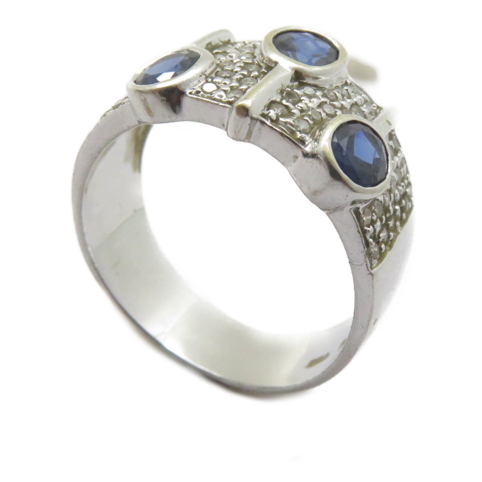 JEWELRY 【激減優惠】18K白金Diamond Ring鑽石戒指US#8