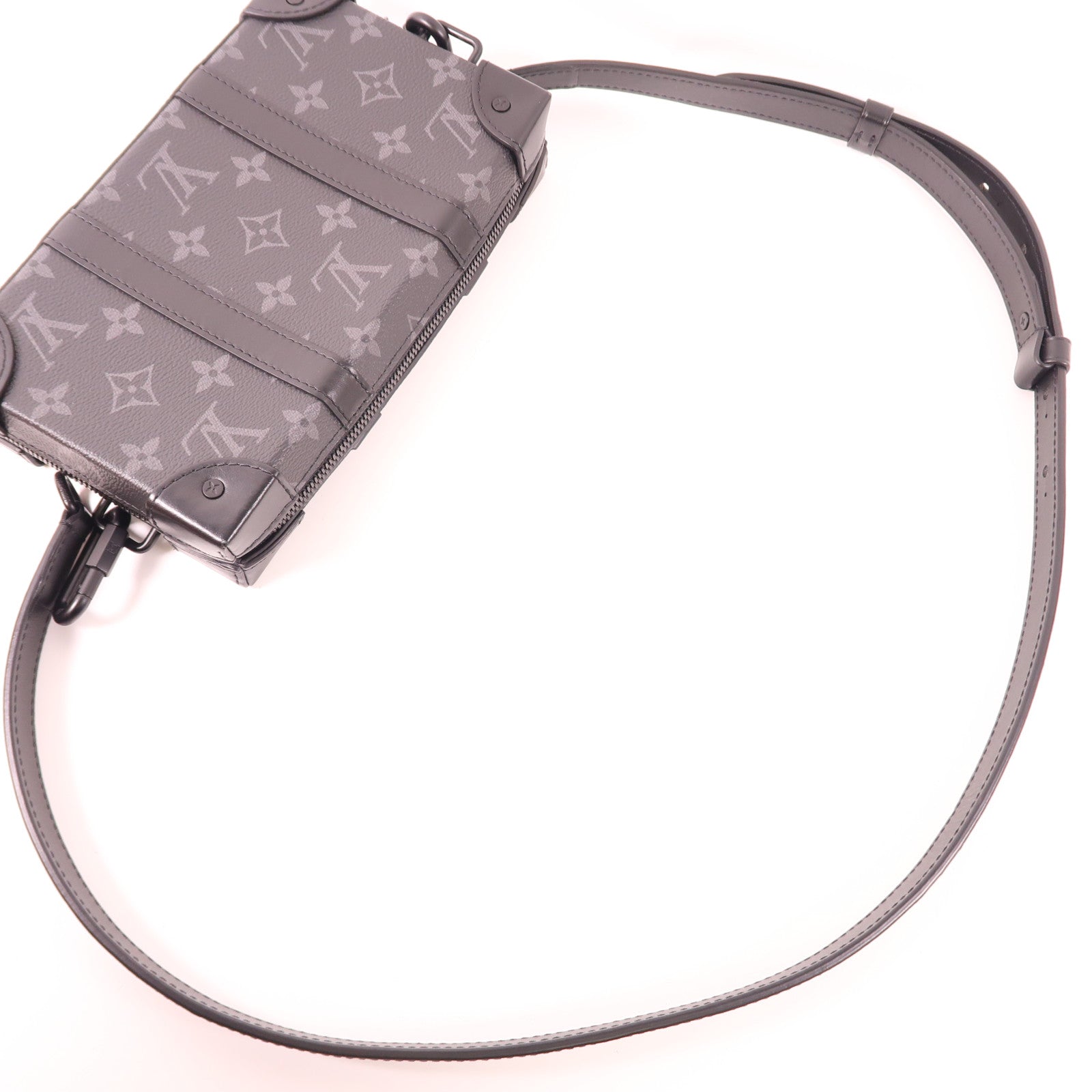 LOUIS VUITTON Monogram Eclipse Soft Trunk Wallet肩背袋