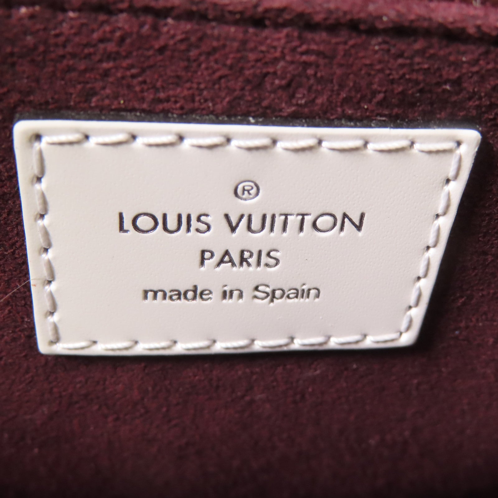 LOUIS VUITTON Epi Pochette Grenelle銀扣手挽肩背兩用袋白色