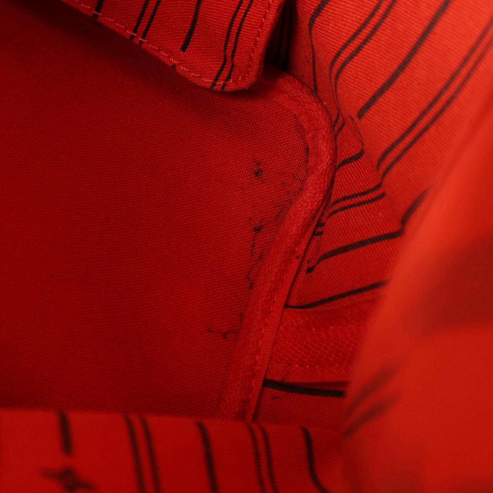 LOUIS VUITTON Damier Neverfull MM金扣手挽袋棕色