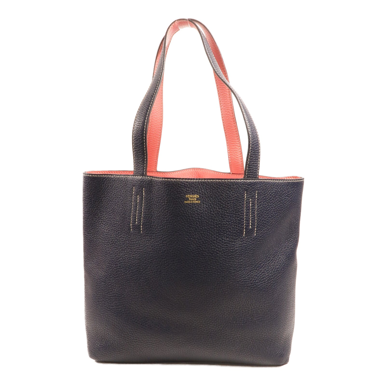 HERMES Clemence皮革Double Sens 28肩背袋/手挽袋