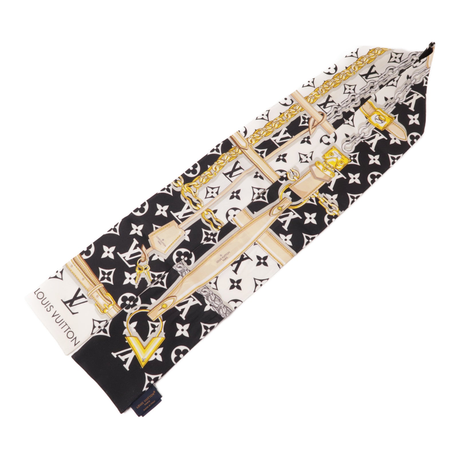 LOUIS VUITTON 絲質Monogram Confidential Bandeau Scarf絲巾