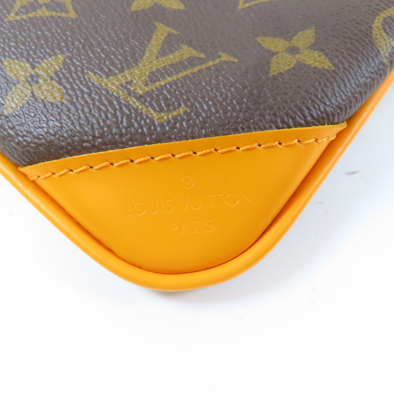 LOUIS VUITTON Monogram Trio肩背袋黑色/啡色