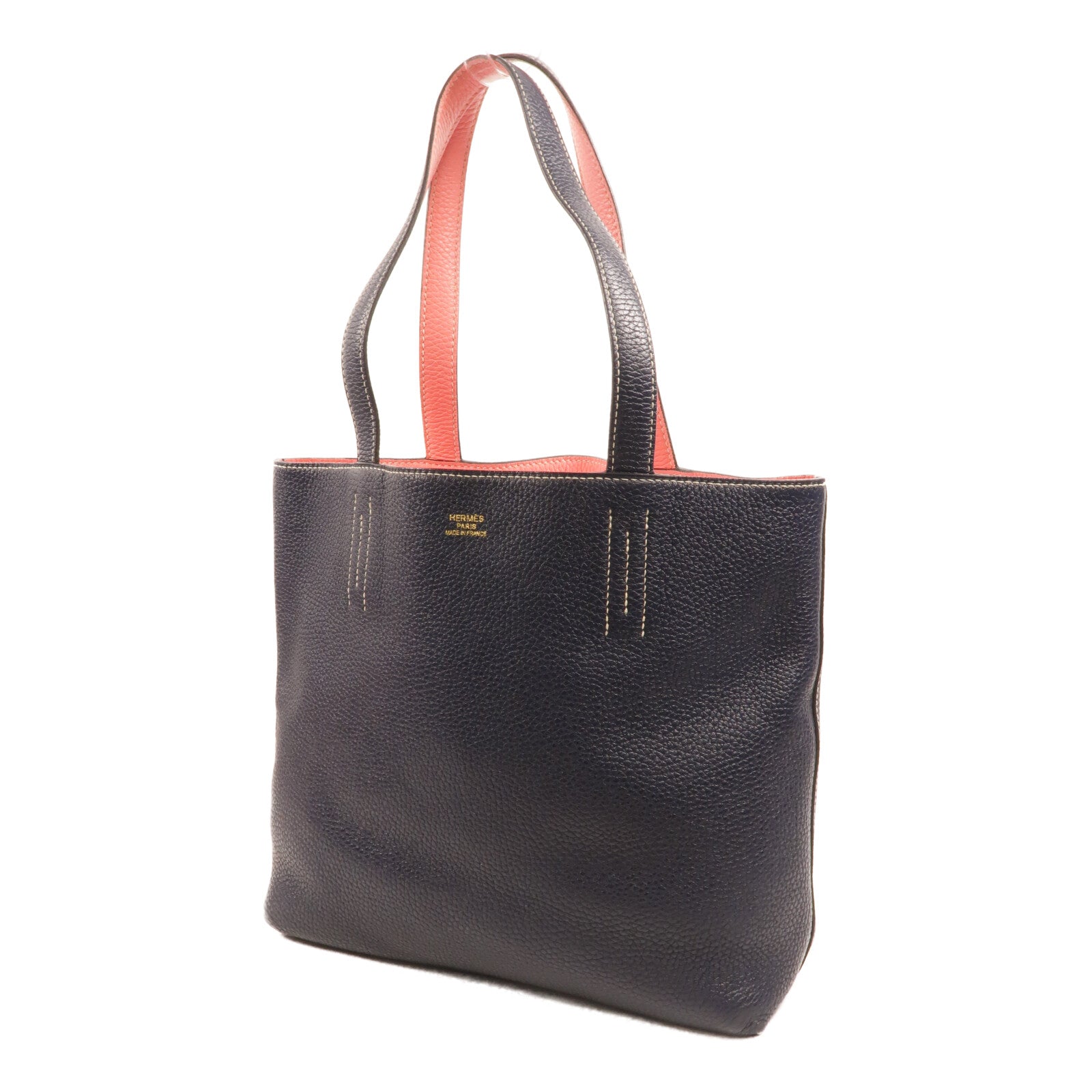 HERMES Clemence皮革Double Sens 28肩背袋/手挽袋