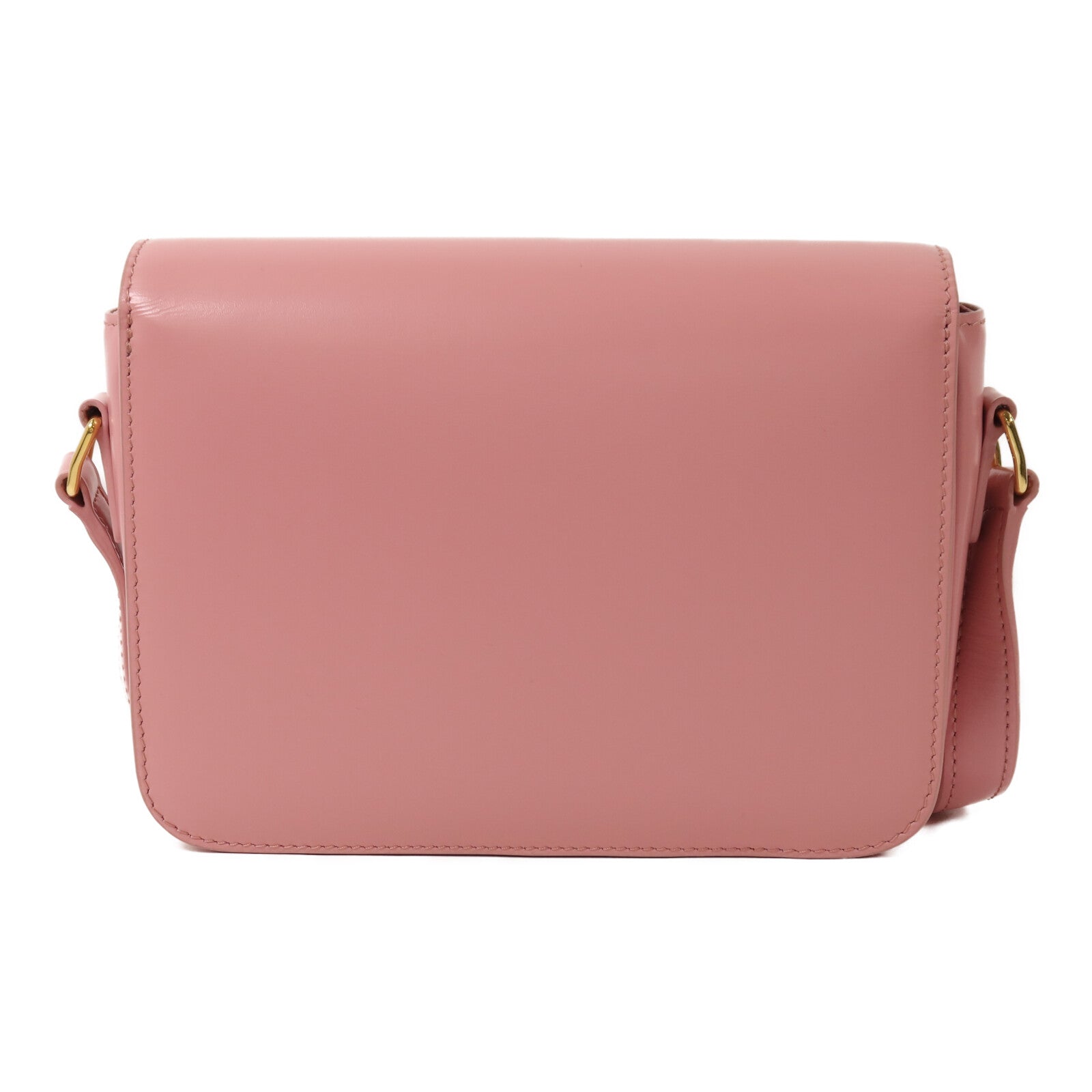 CELINE 【激減優惠】牛皮皮革Teen Triomphe金扣肩背袋