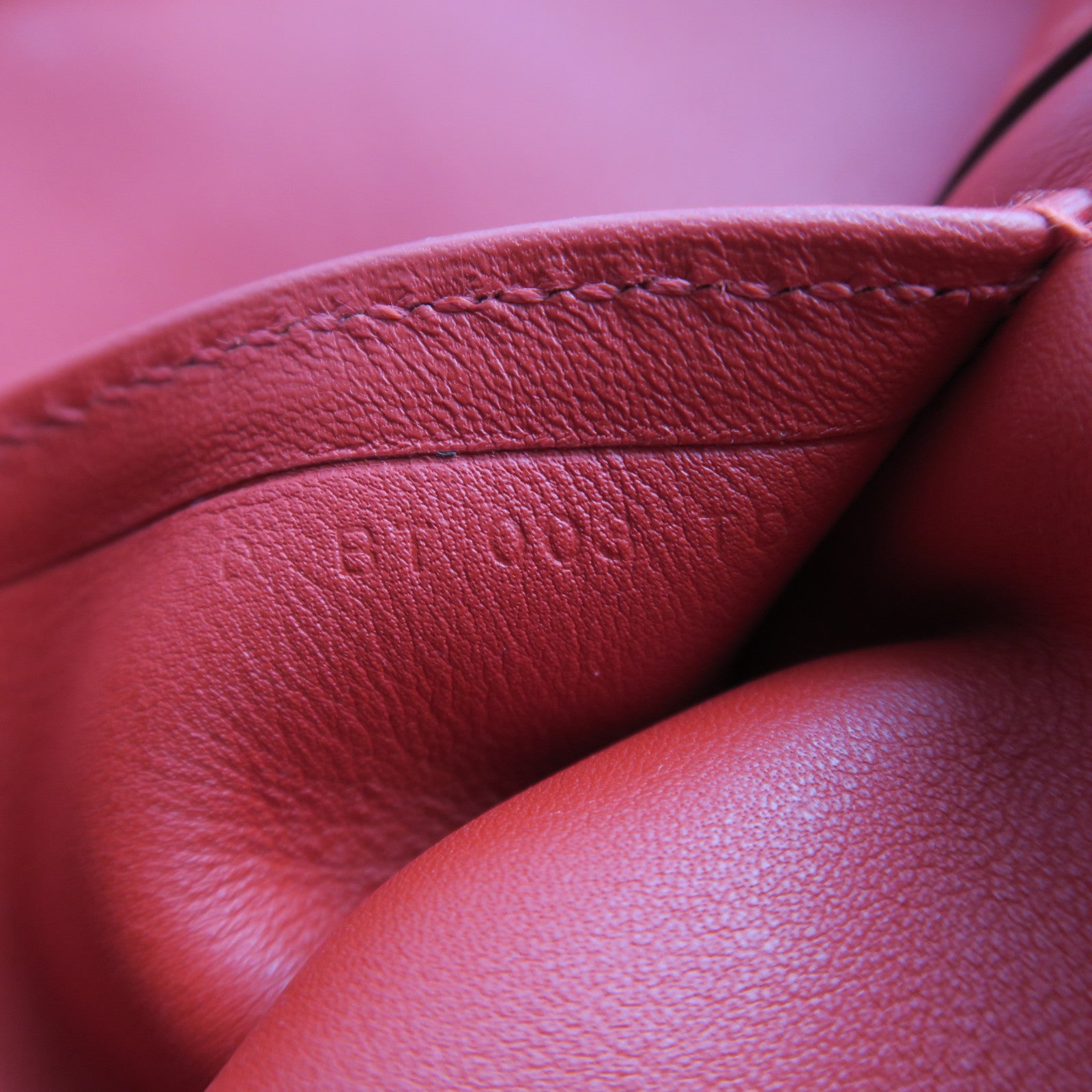 HERMES 【激減優惠】Swift皮革Sac Licol 17銀扣肩背袋紅色