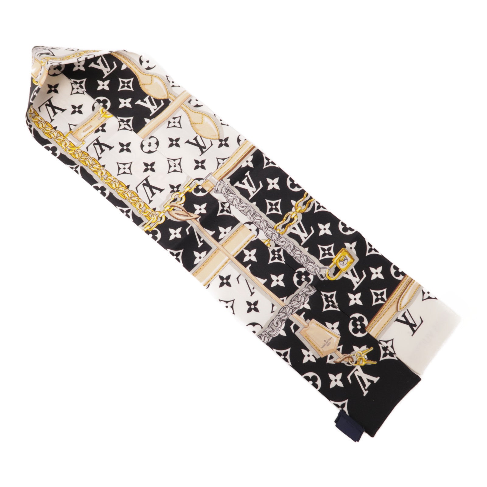 LOUIS VUITTON 絲質Monogram Confidential Bandeau Scarf絲巾