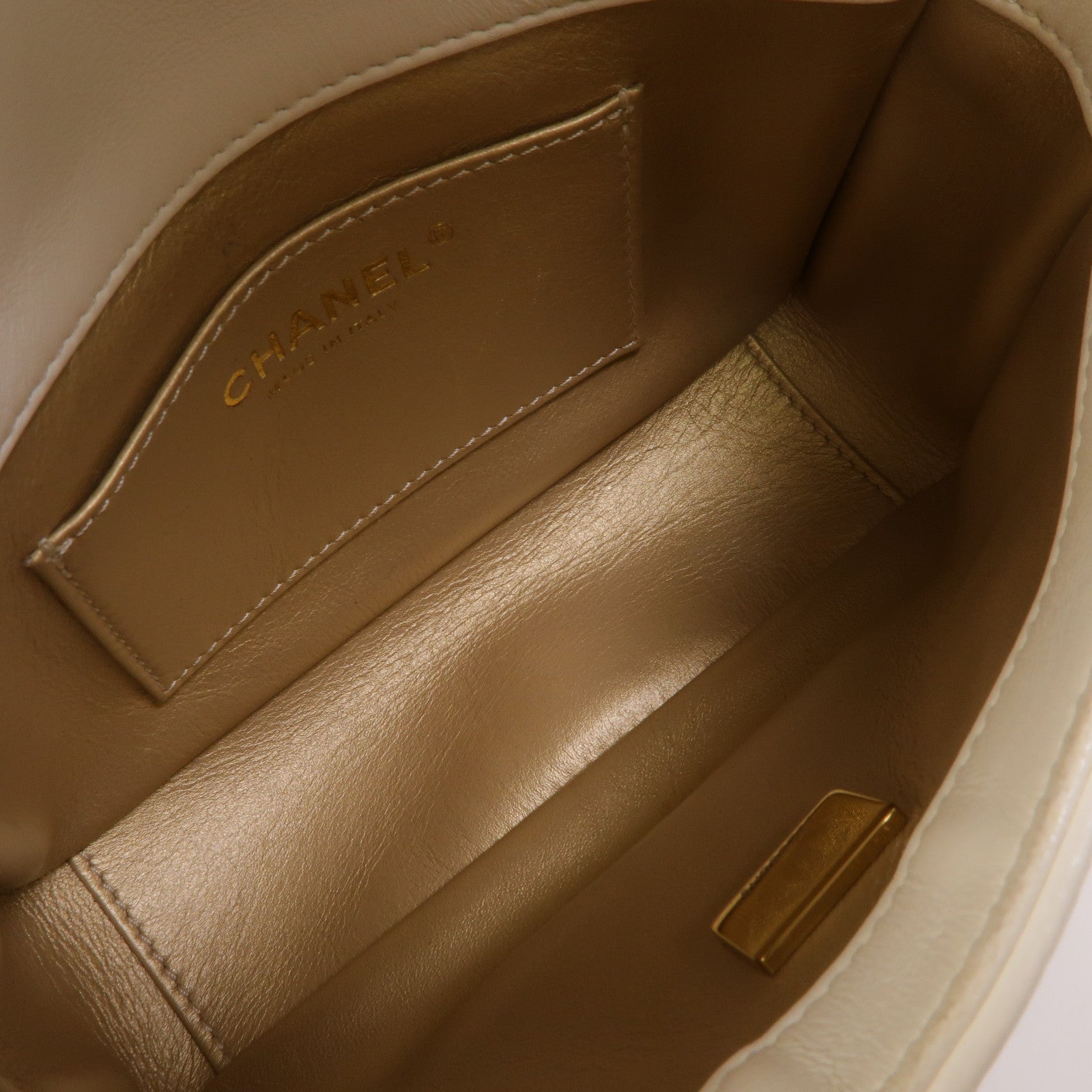 CHANEL 羊皮皮革Mini Flap Bag鏈帶肩背袋