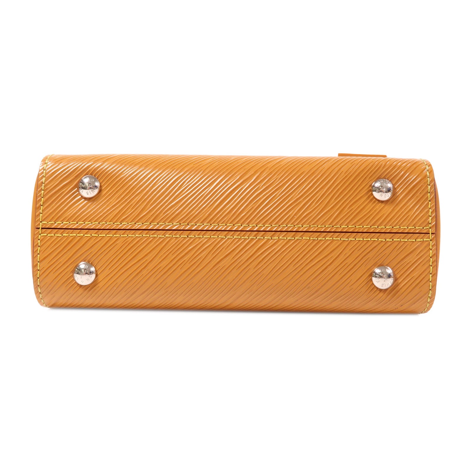 LOUIS VUITTON Epi Cluny Mini銀扣手挽肩背兩用袋啡色