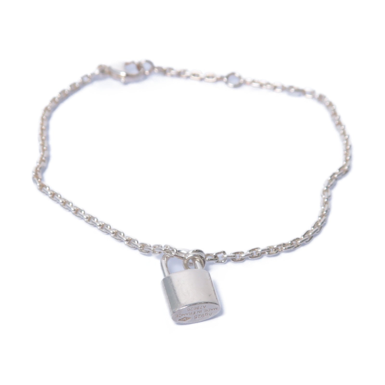 LOUIS VUITTON 【激減優惠】925純銀Silver Lockit Bracelet手鏈