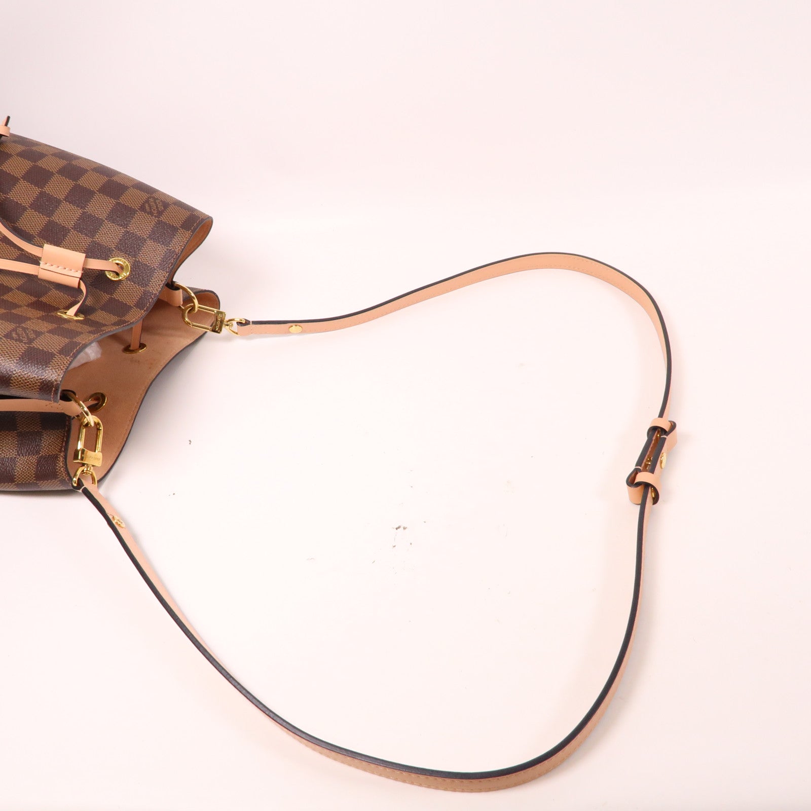 LOUIS VUITTON Damier Neo Noe金扣肩背袋啡色