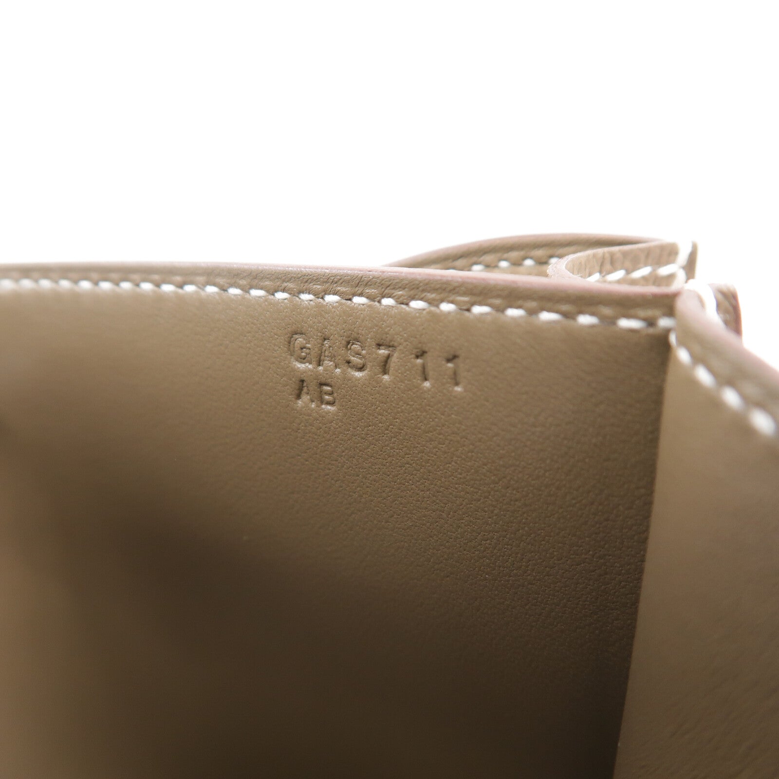 HERMES Epsom皮革Constance Mini肩背袋Etoupe