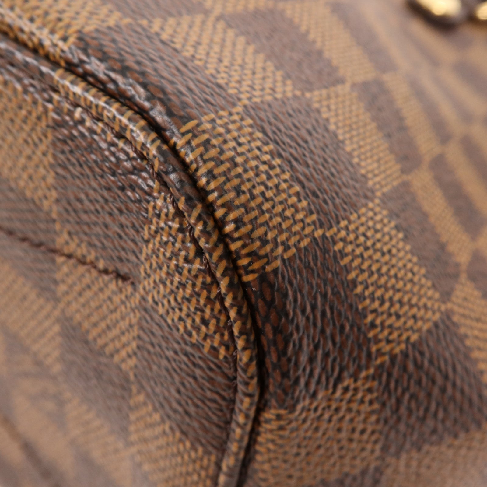 LOUIS VUITTON Damier Siena PM金扣手挽肩背兩用袋