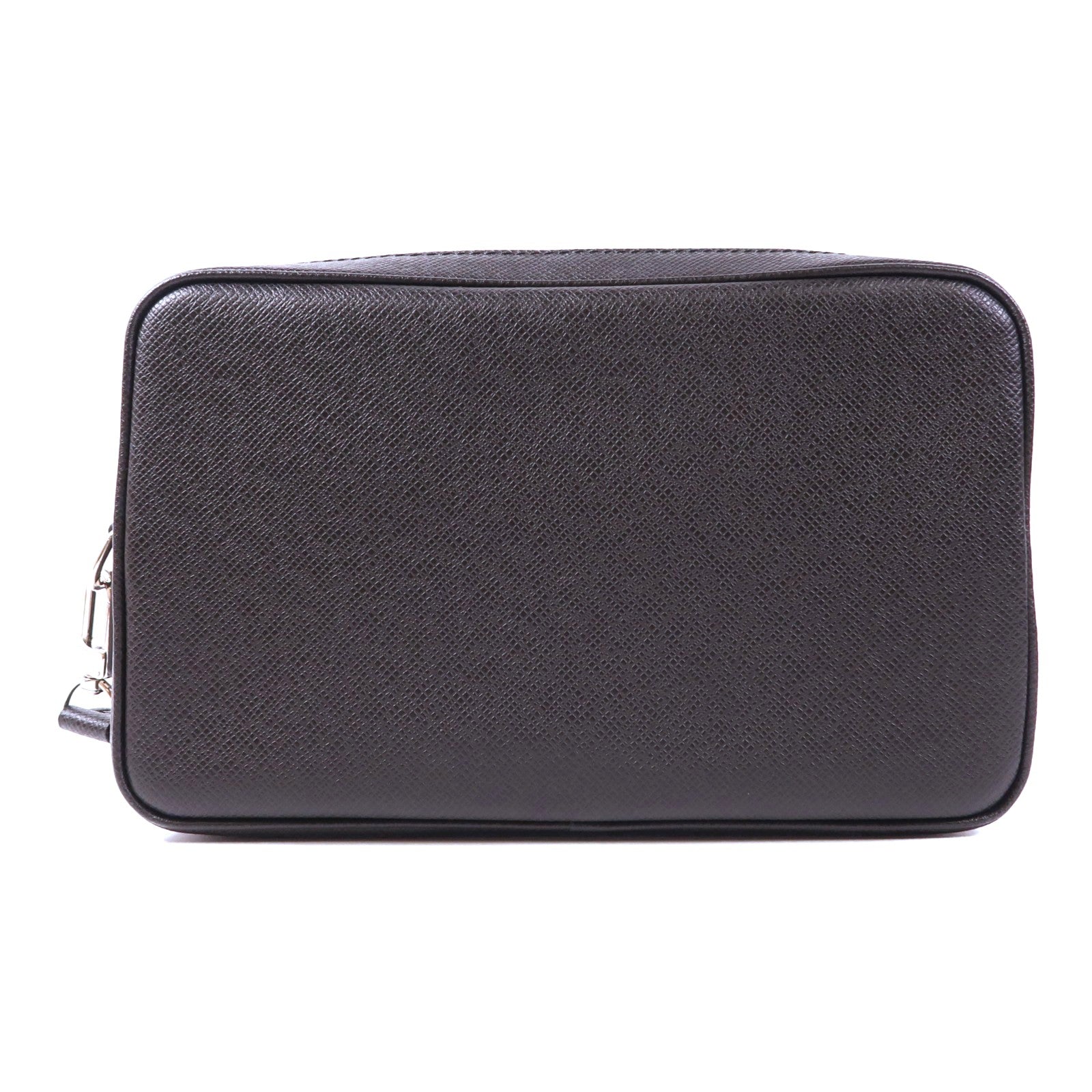 LOUIS VUITTON Taiga Kasai Clutch銀扣手拿包