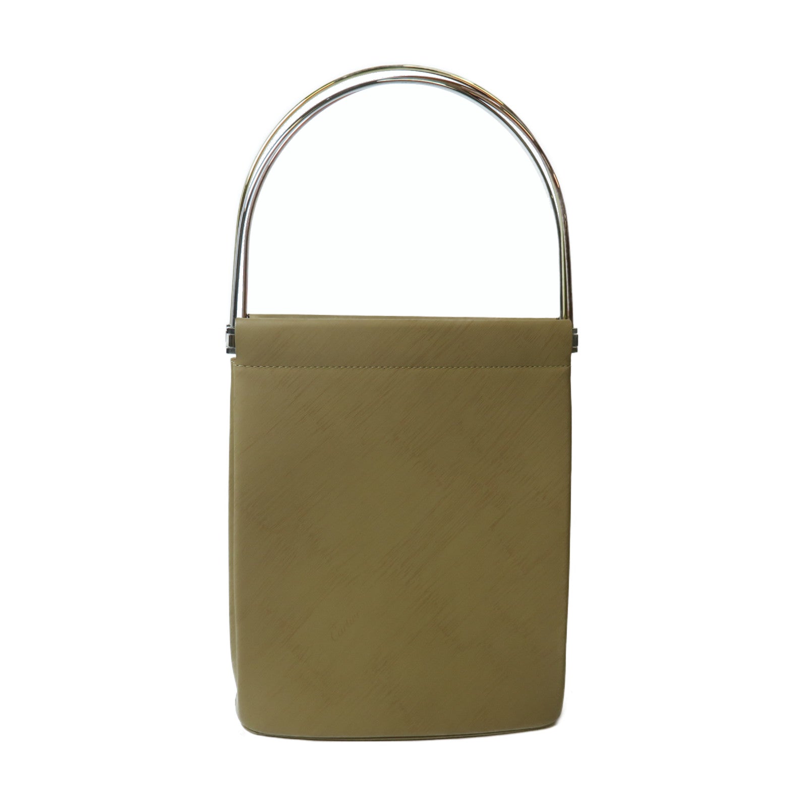 CARTIER 【激減優惠】牛皮皮革Trinity Handbag手挽袋淺褐色
