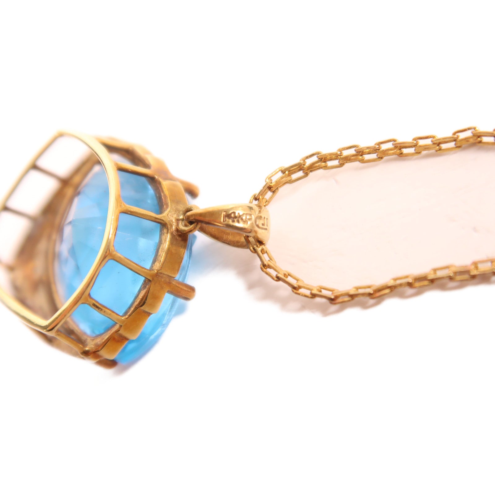 JEWELRY 【激減優惠】14K黃金/托帕石 Topaz Necklace項鍊