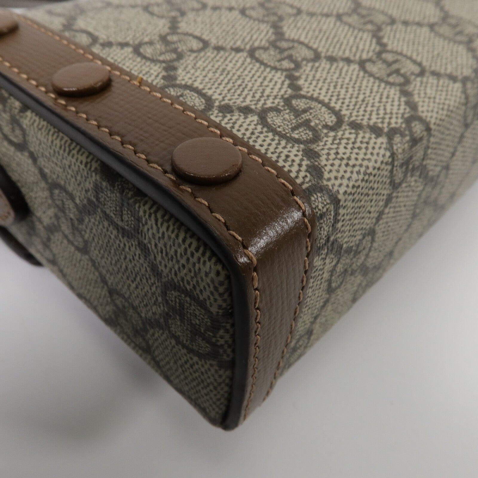 GUCCI 塗層帆布Horsebit 1955 Mini肩背袋