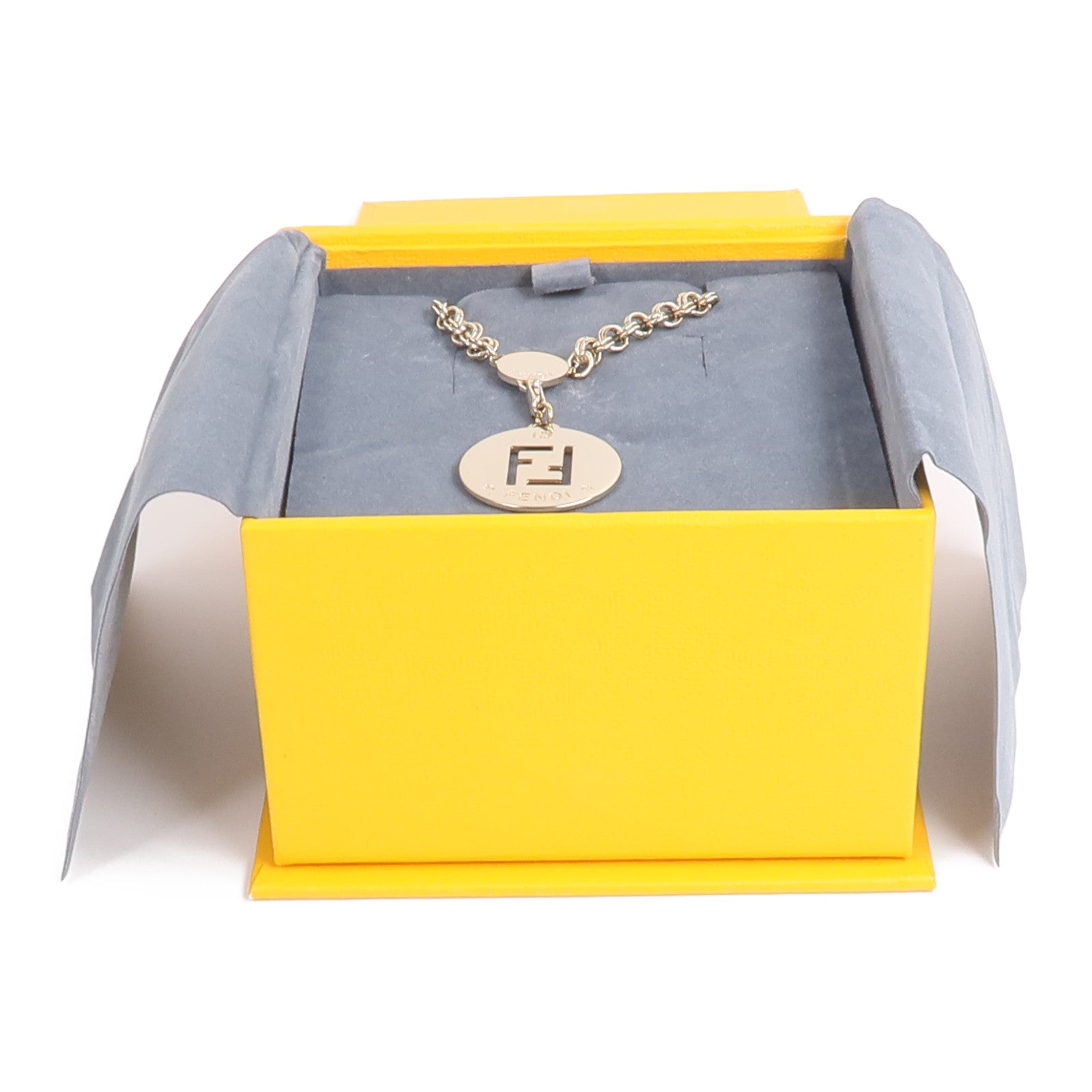 FENDI 金屬Identification Pendant項鍊