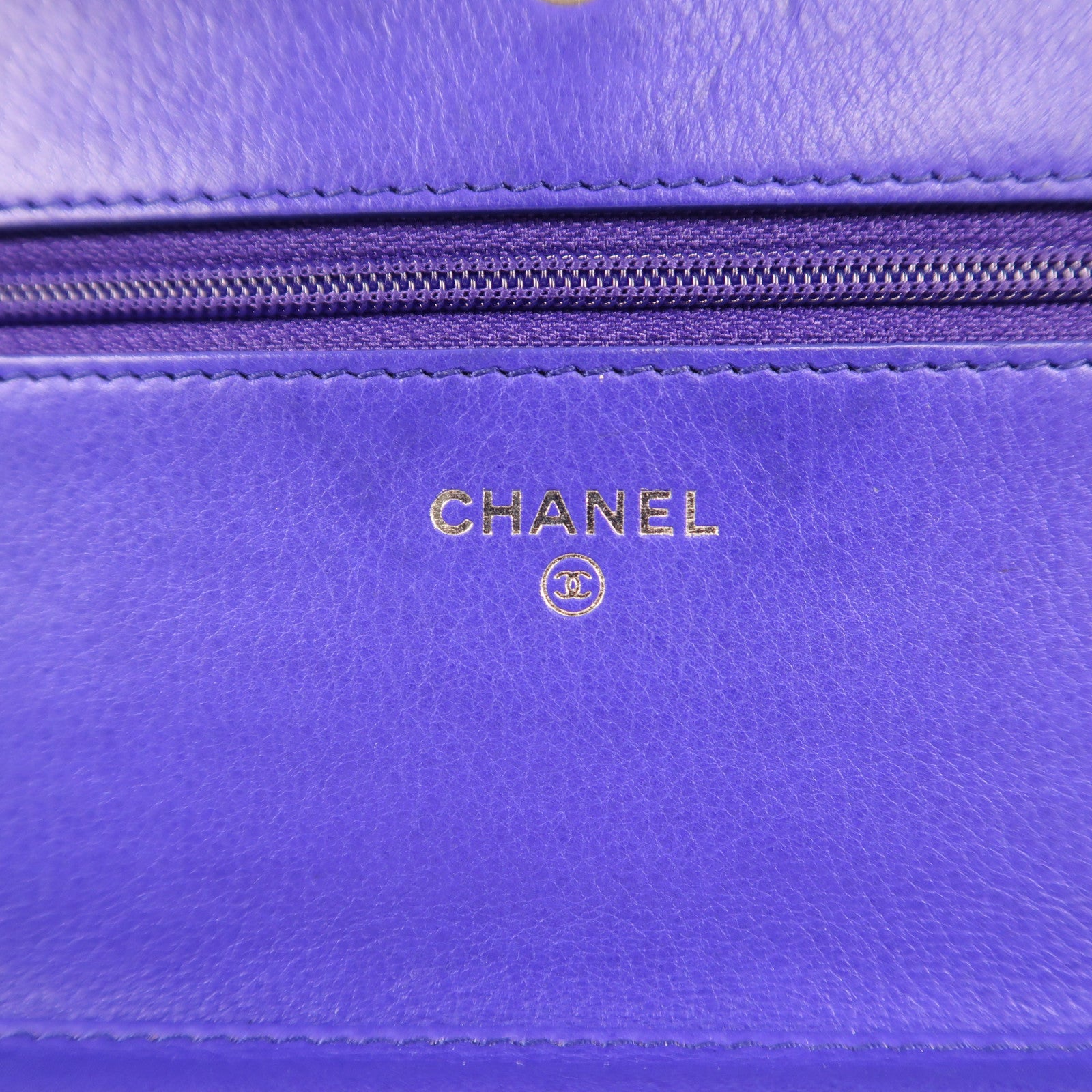 CHANEL 牛皮皮革Wallet On Chain鏈帶肩背袋