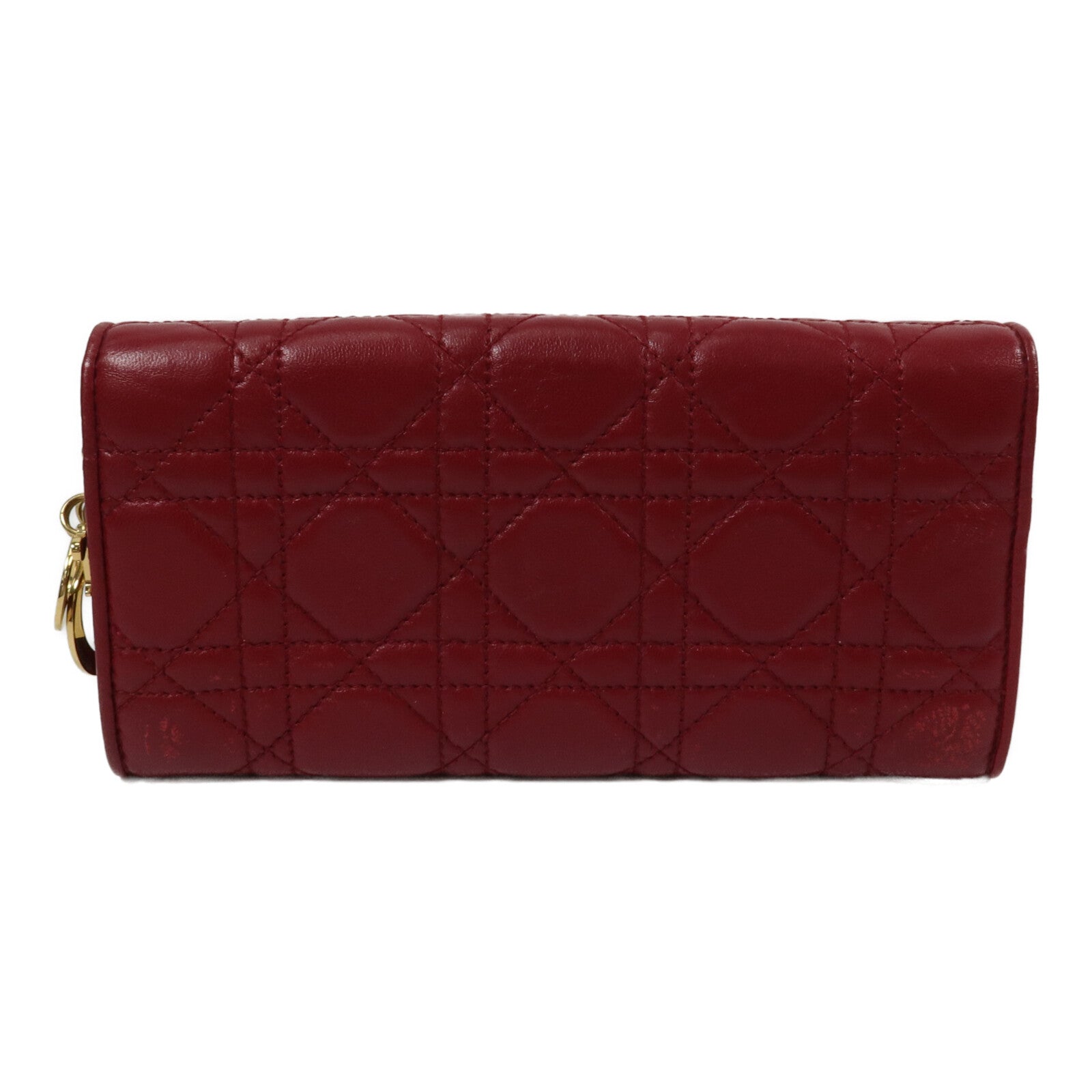 Dior 羊皮皮革Lady Dior Wallet On Chain鏈帶肩背袋
