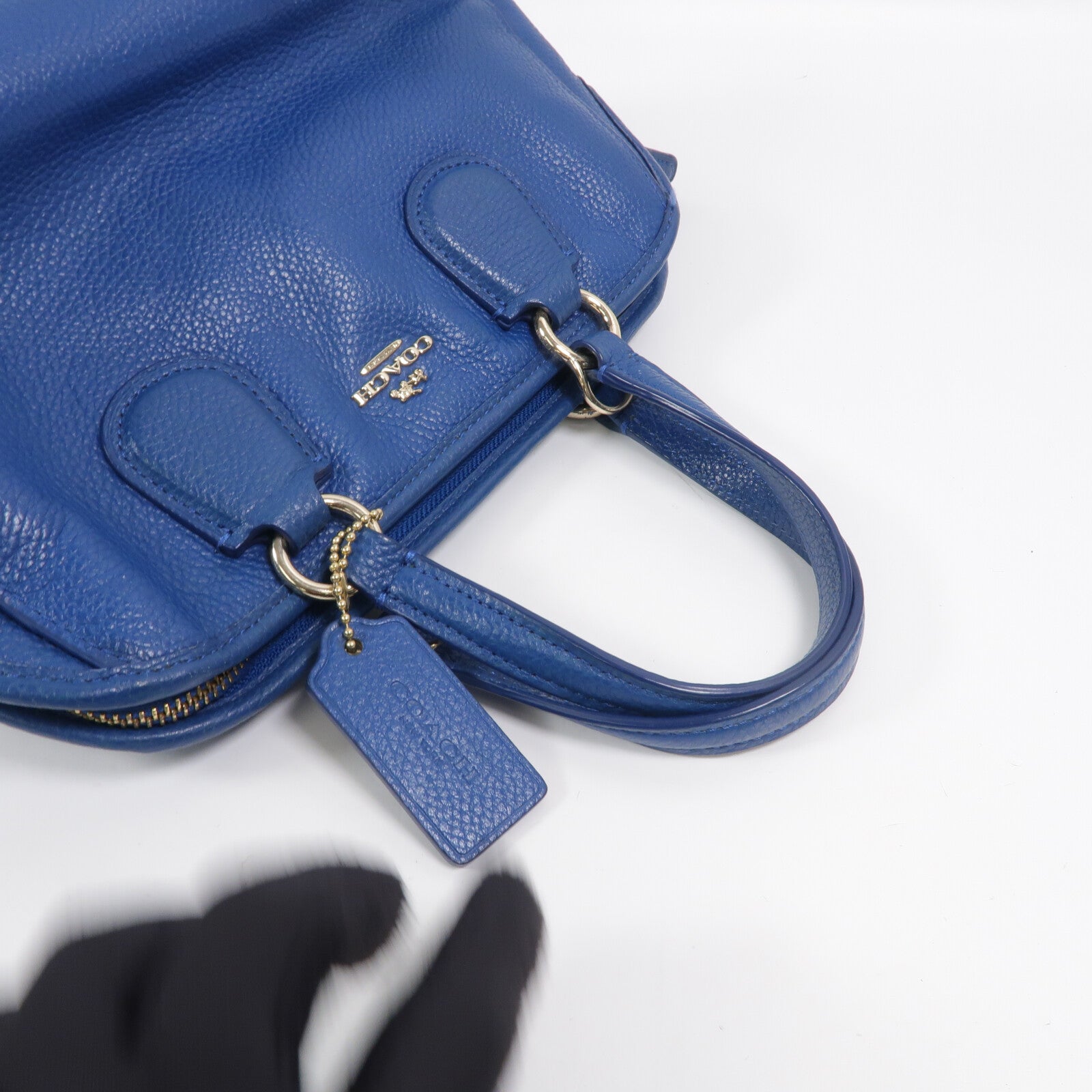 COACH 牛皮皮革Hand Bag手挽袋