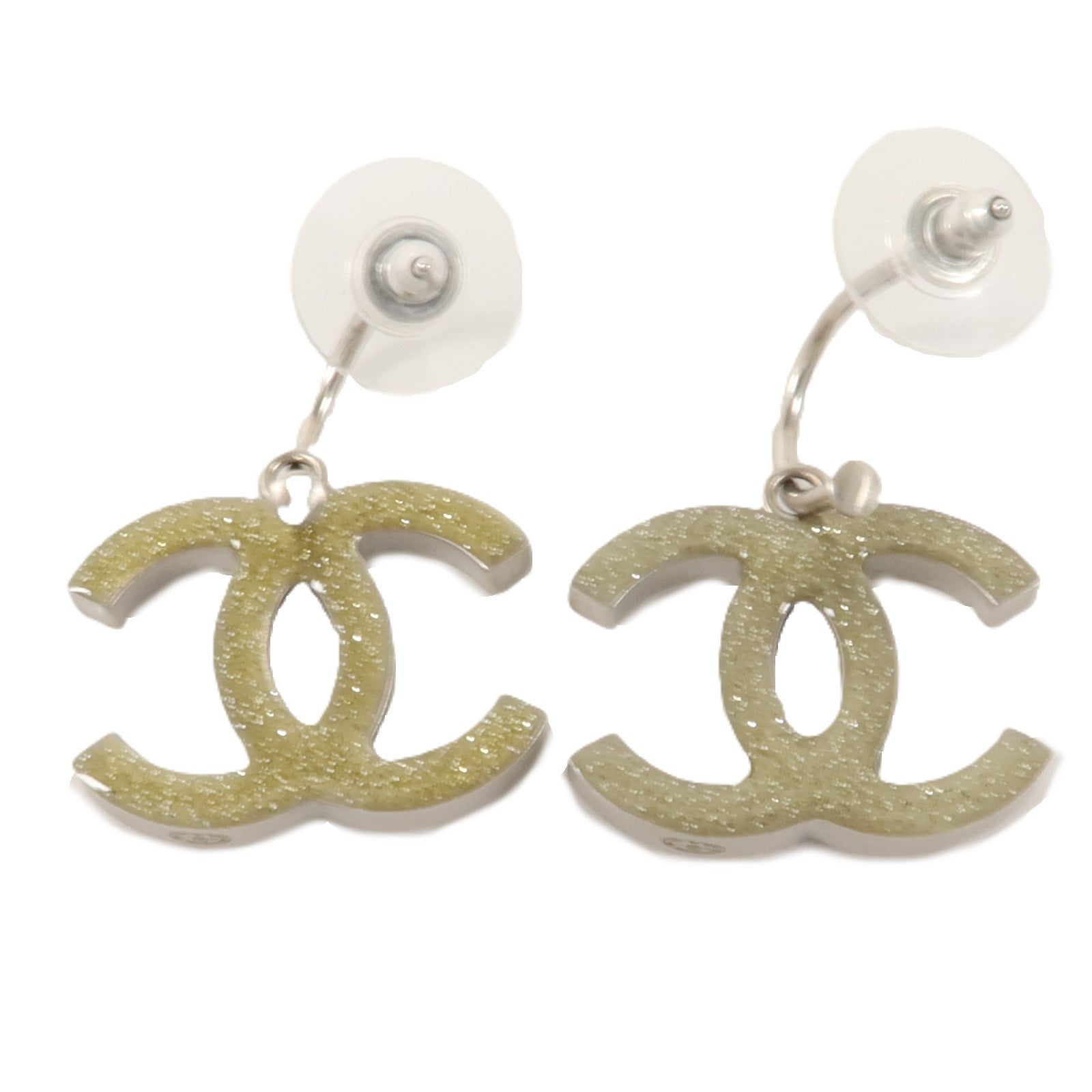 CHANEL 金屬/水晶Boucles D'oreilles Earring耳環