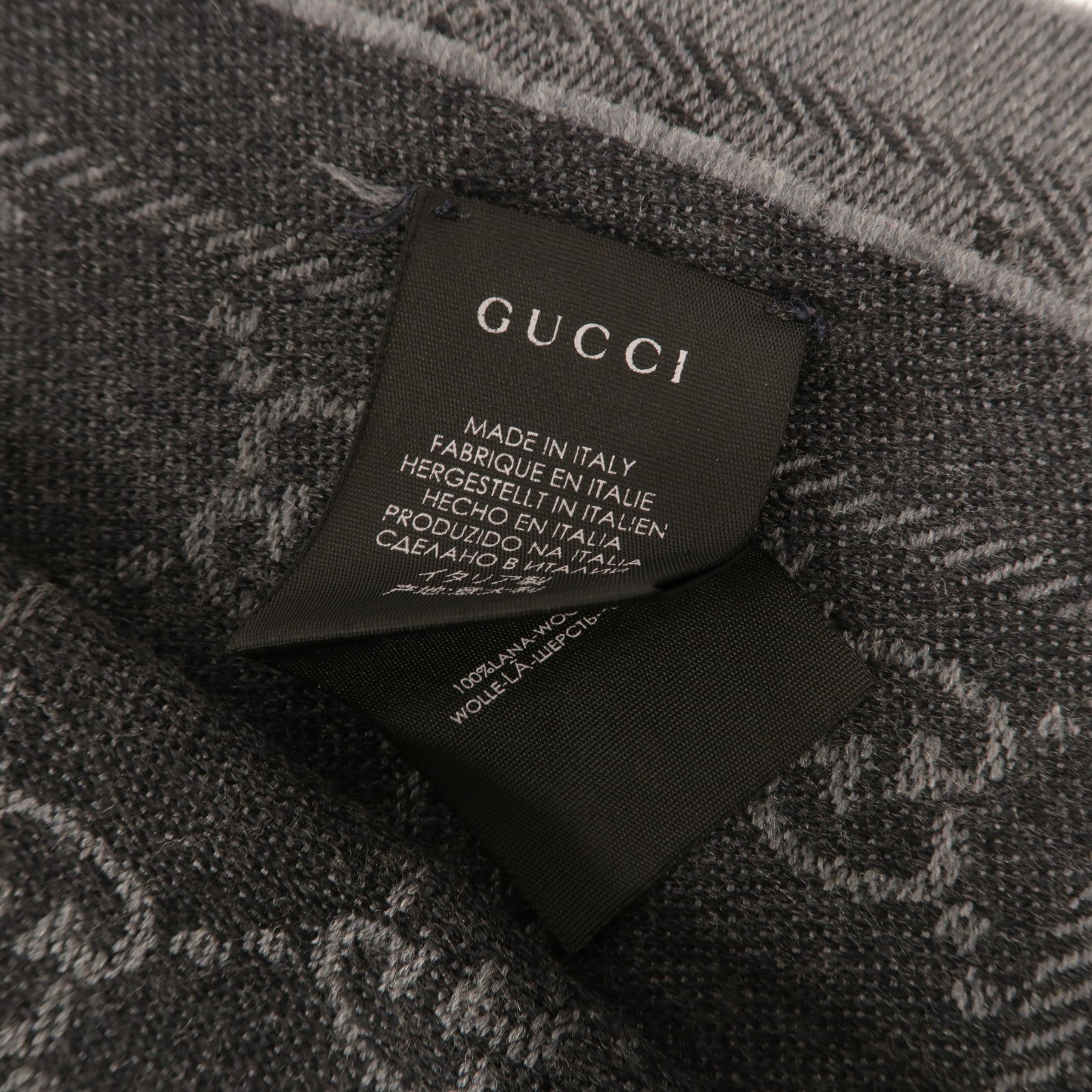 GUCCI 羊毛Scarf 48X180cm圍巾