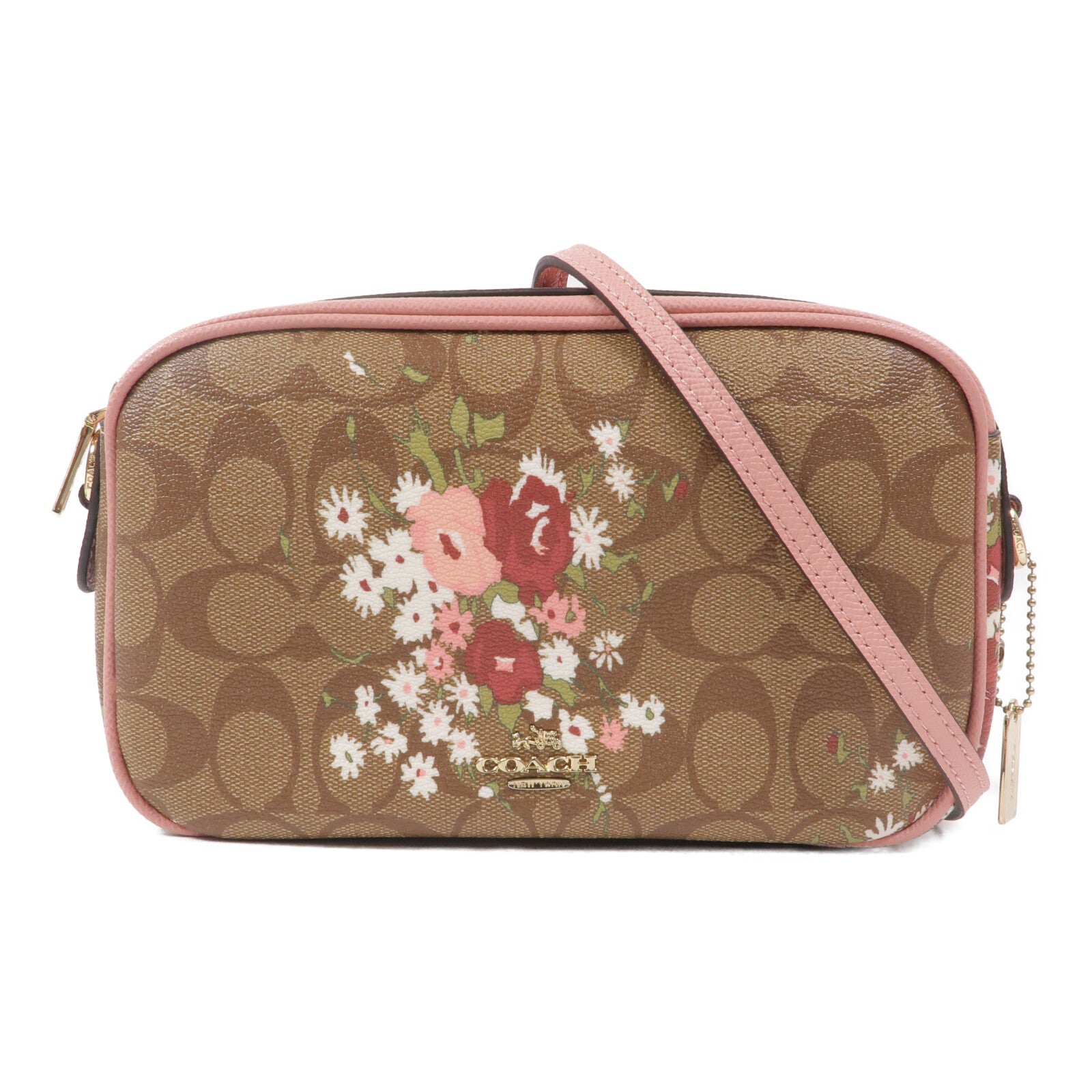 COACH 塗層帆布Camera Bag肩背袋