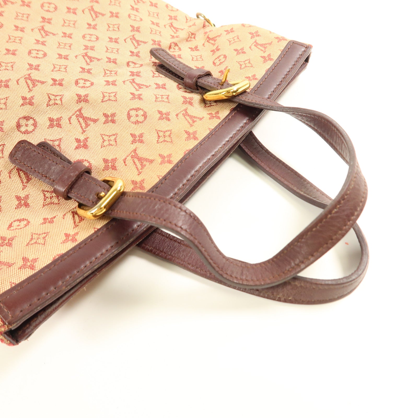 LOUIS VUITTON Monogram Mini Framcoise金扣手挽袋